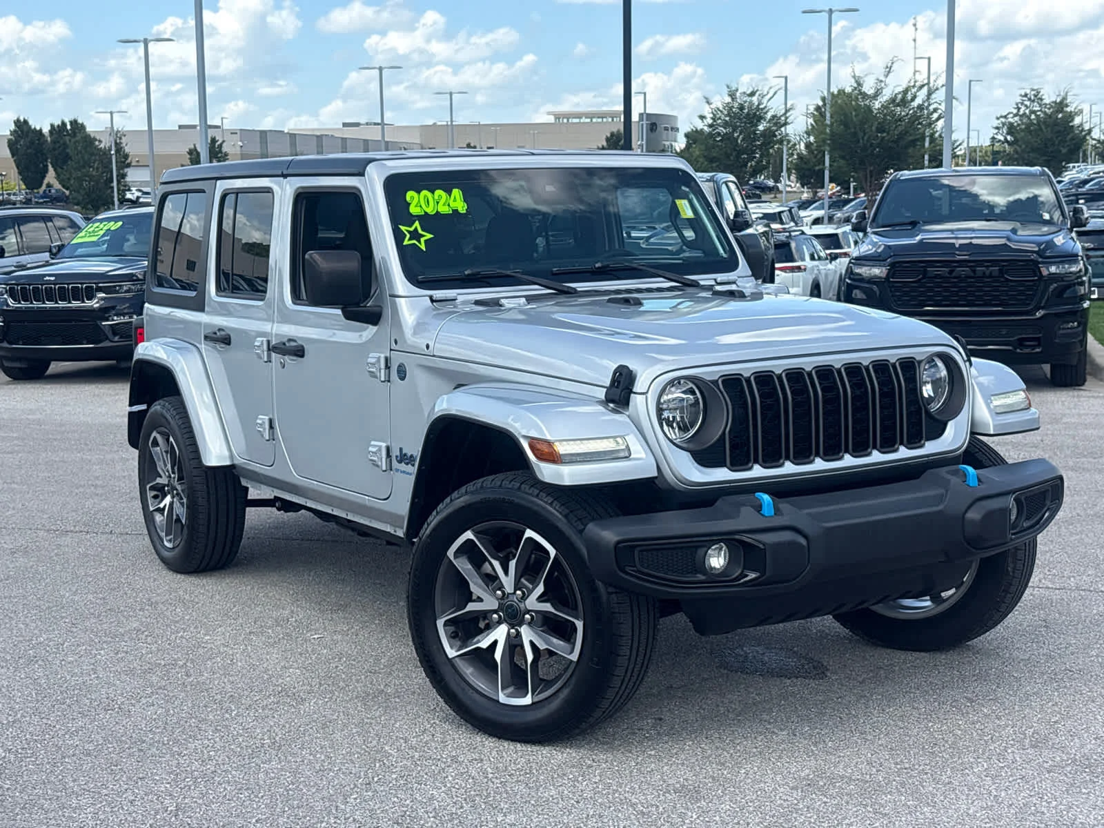 Used 2024 Jeep Wrangler 4xe Sports S 4XE with VIN 1C4RJXN6XRW229855 for sale in Kansas City