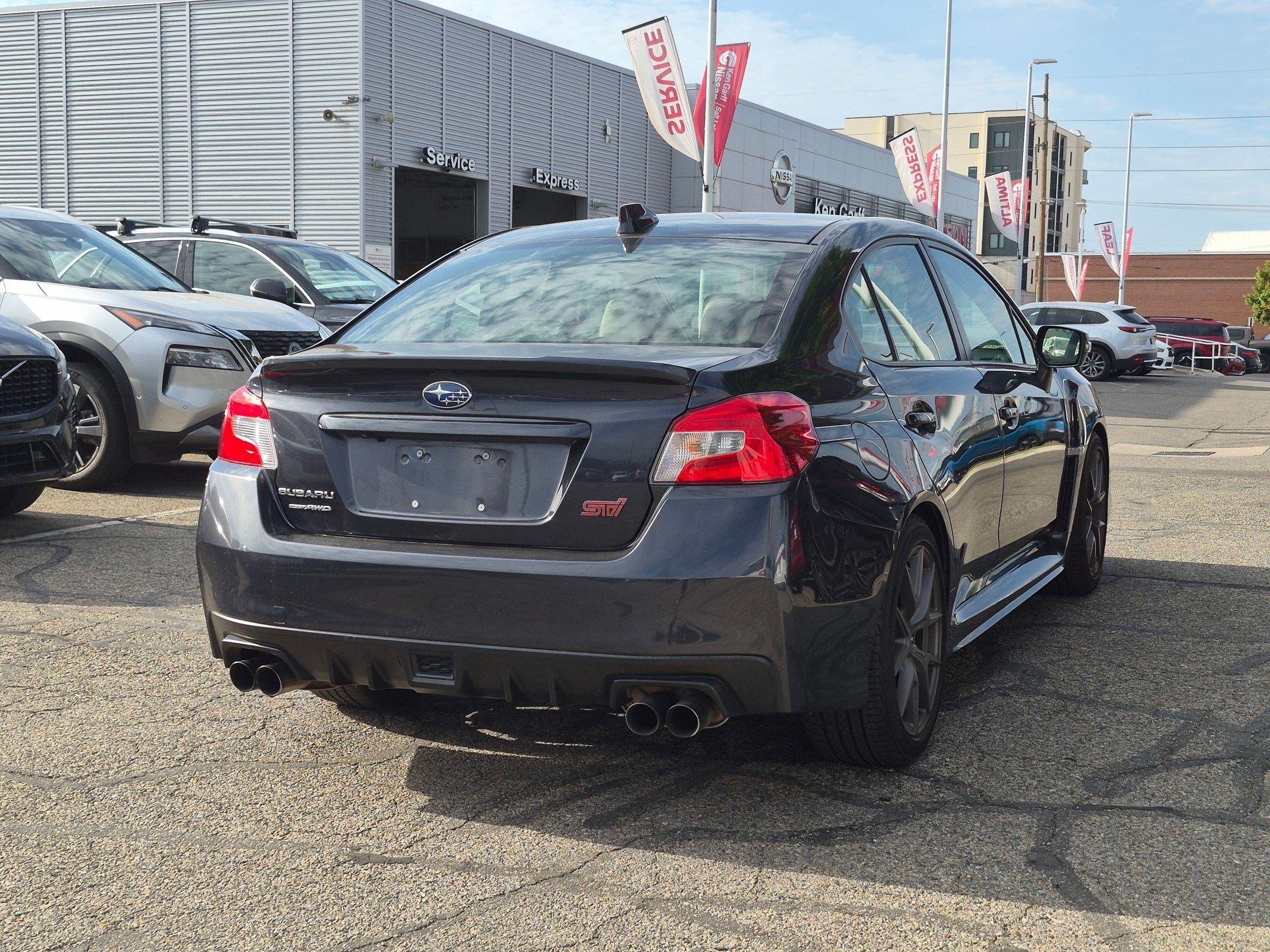 Used 2018 Dark Gray Metallic Subaru STI Limited image 3