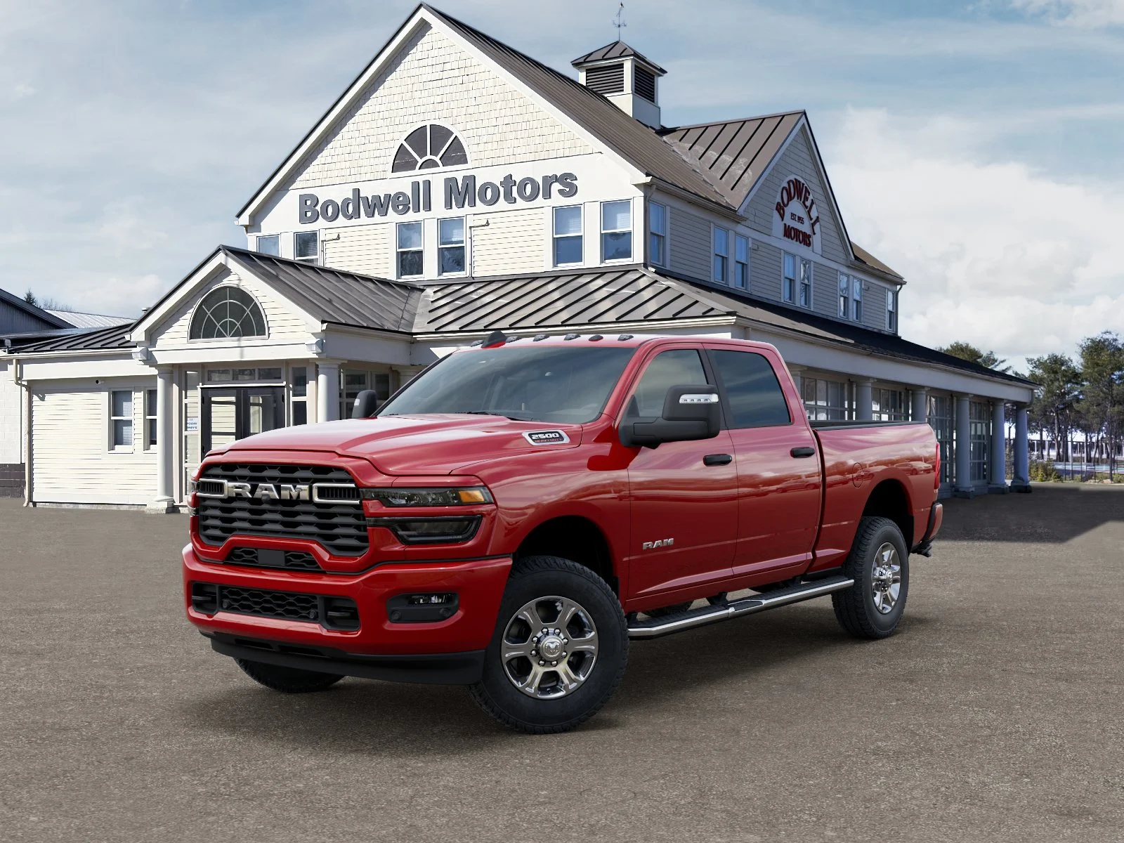 New 2026 Flame Red Clearcoat RAM Big Horn Crew Cab 4x4 6