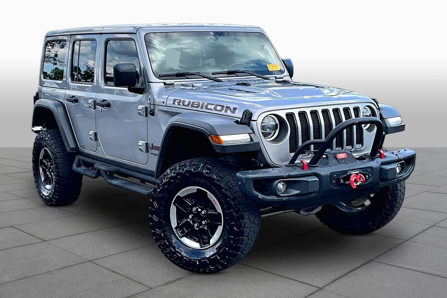 Used 2018 Billet Silver Metallic Clearcoat Jeep Rubicon image 3