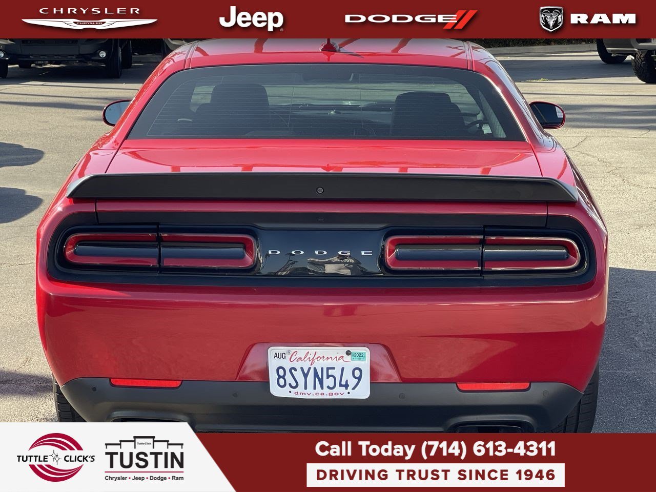 Used 2016 Redline Red Tricoat Pearl Dodge SRT Hellcat image 7