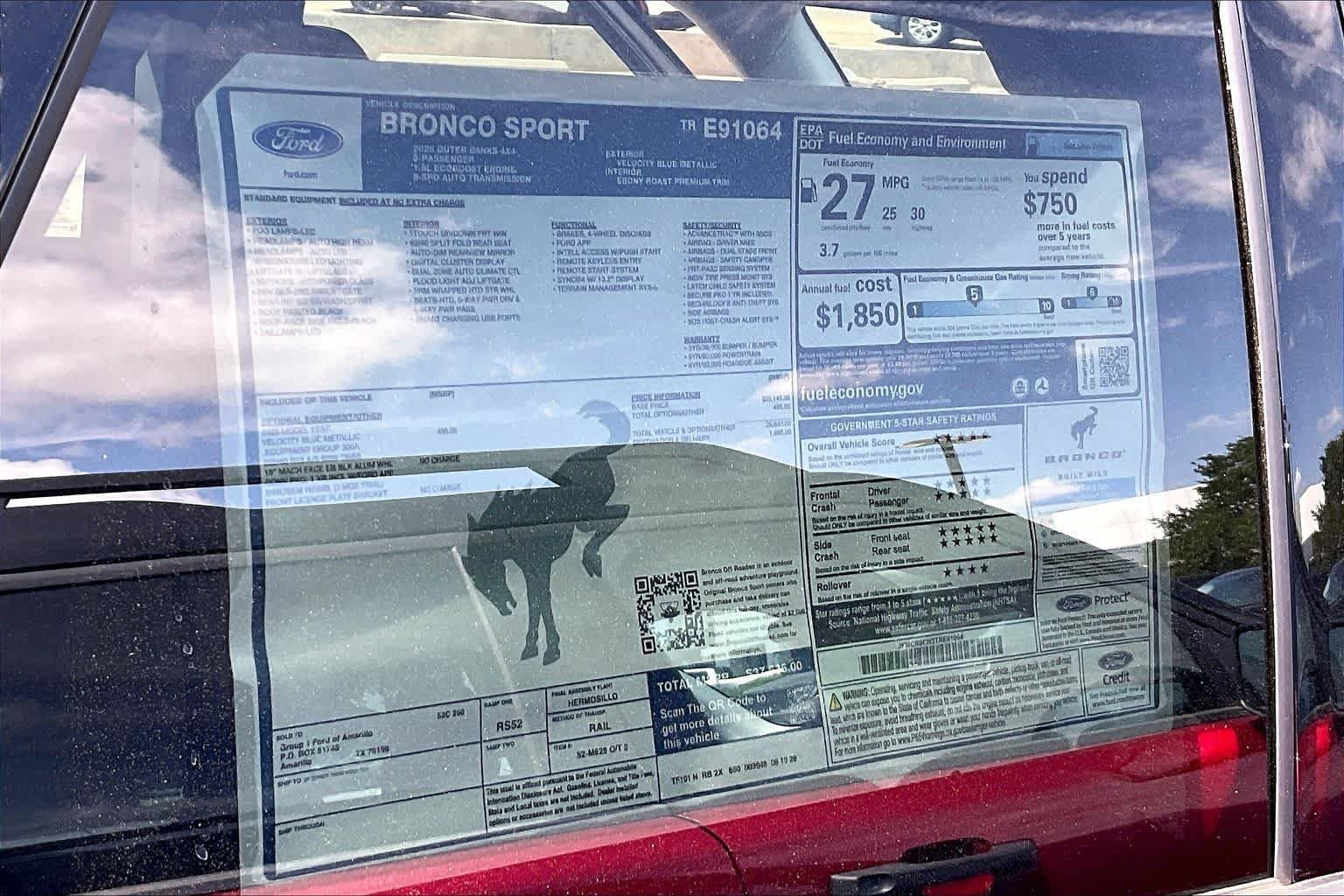 New 2026 Velocity Blue Metallic Ford Outer Banks® image 20