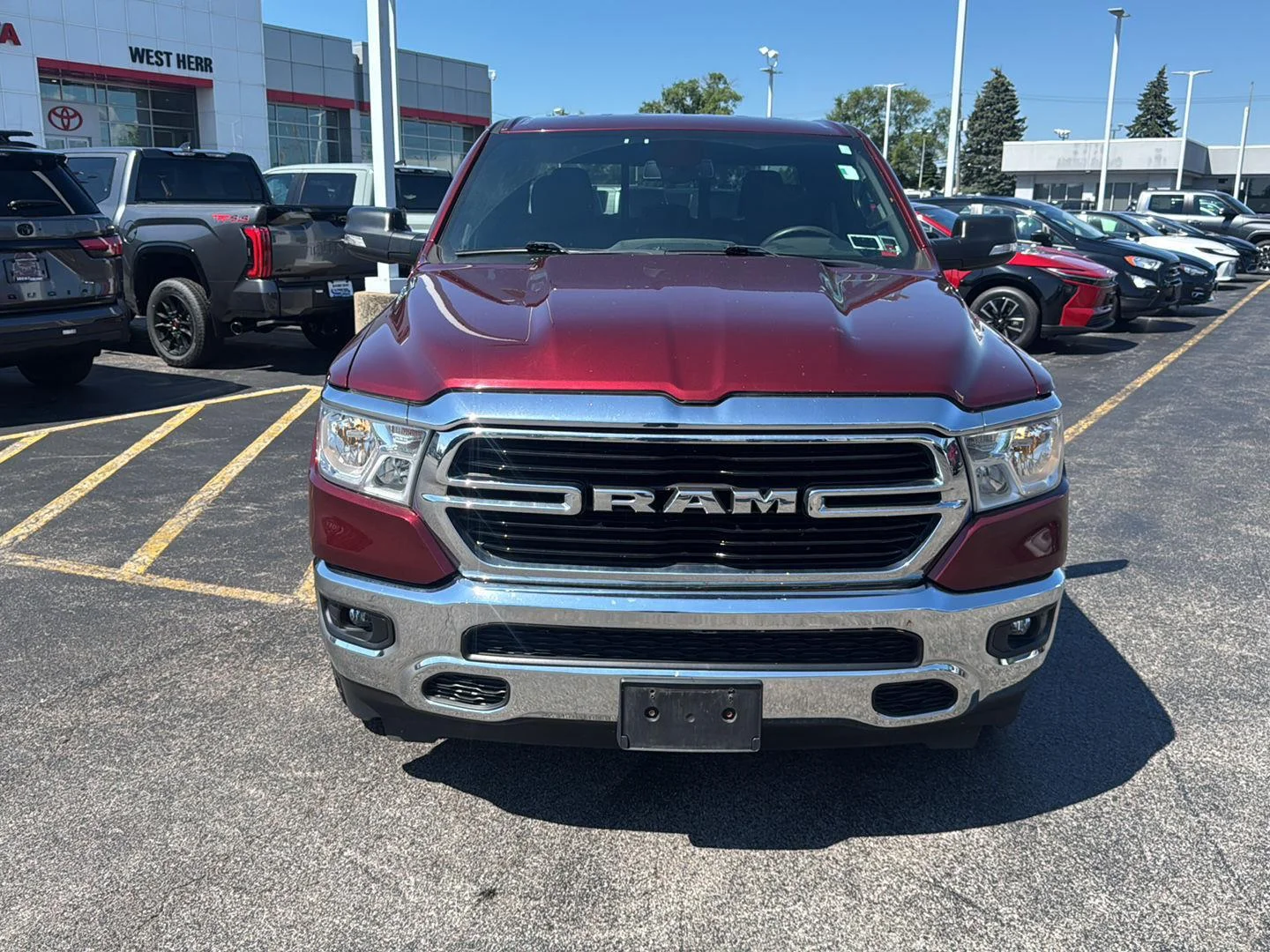 Used 2019 Delmonico Red Pearlcoat Ram Big Horn/Lone Star image 2