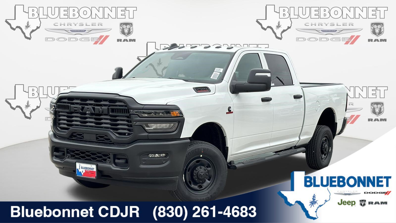 New 2026 Bright White Clear-Coat Exterior Paint RAM Tradesman image 1