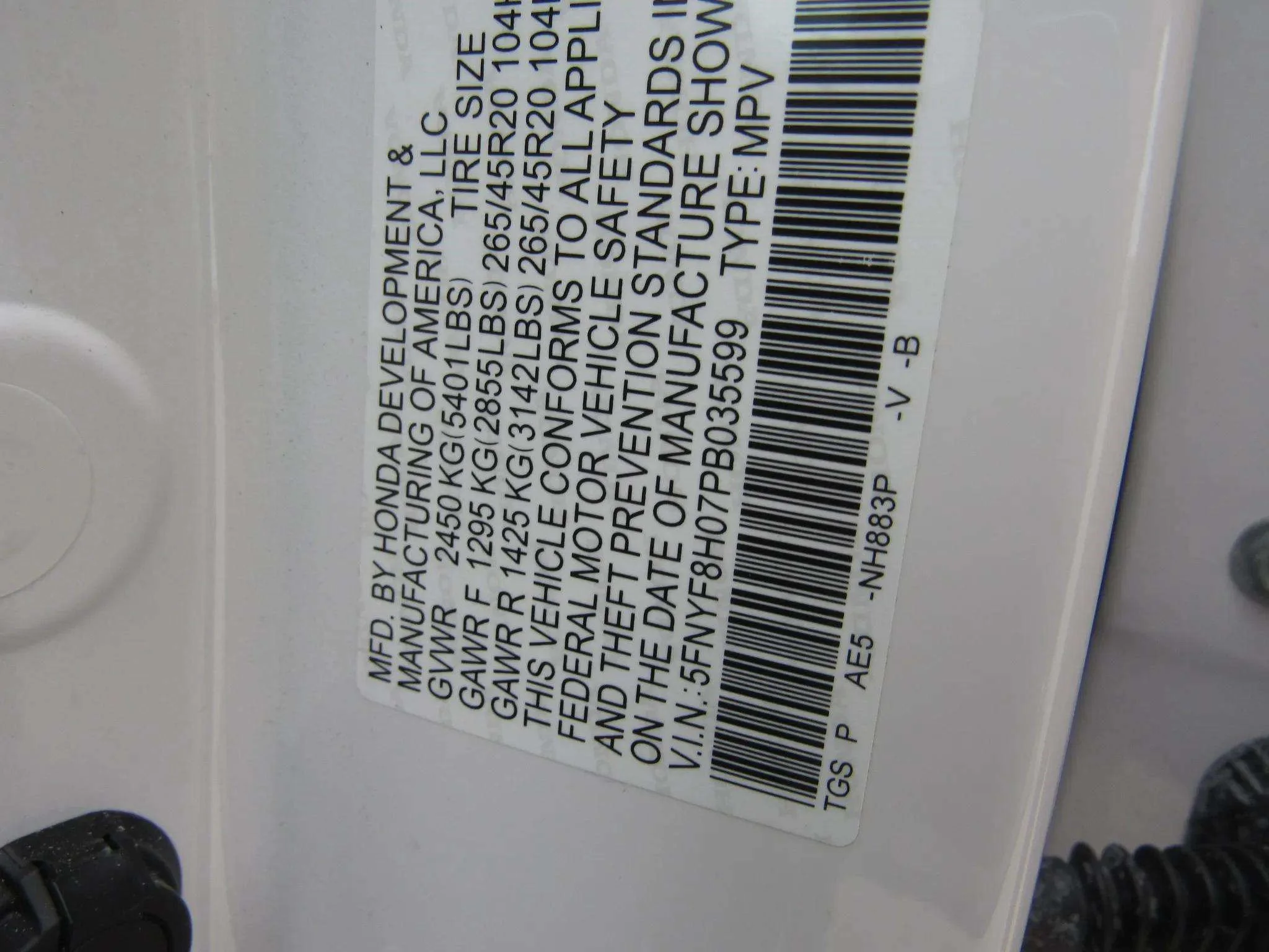 Certified Used 2023 Platinum White Pearl Honda AWD ELITE image 13