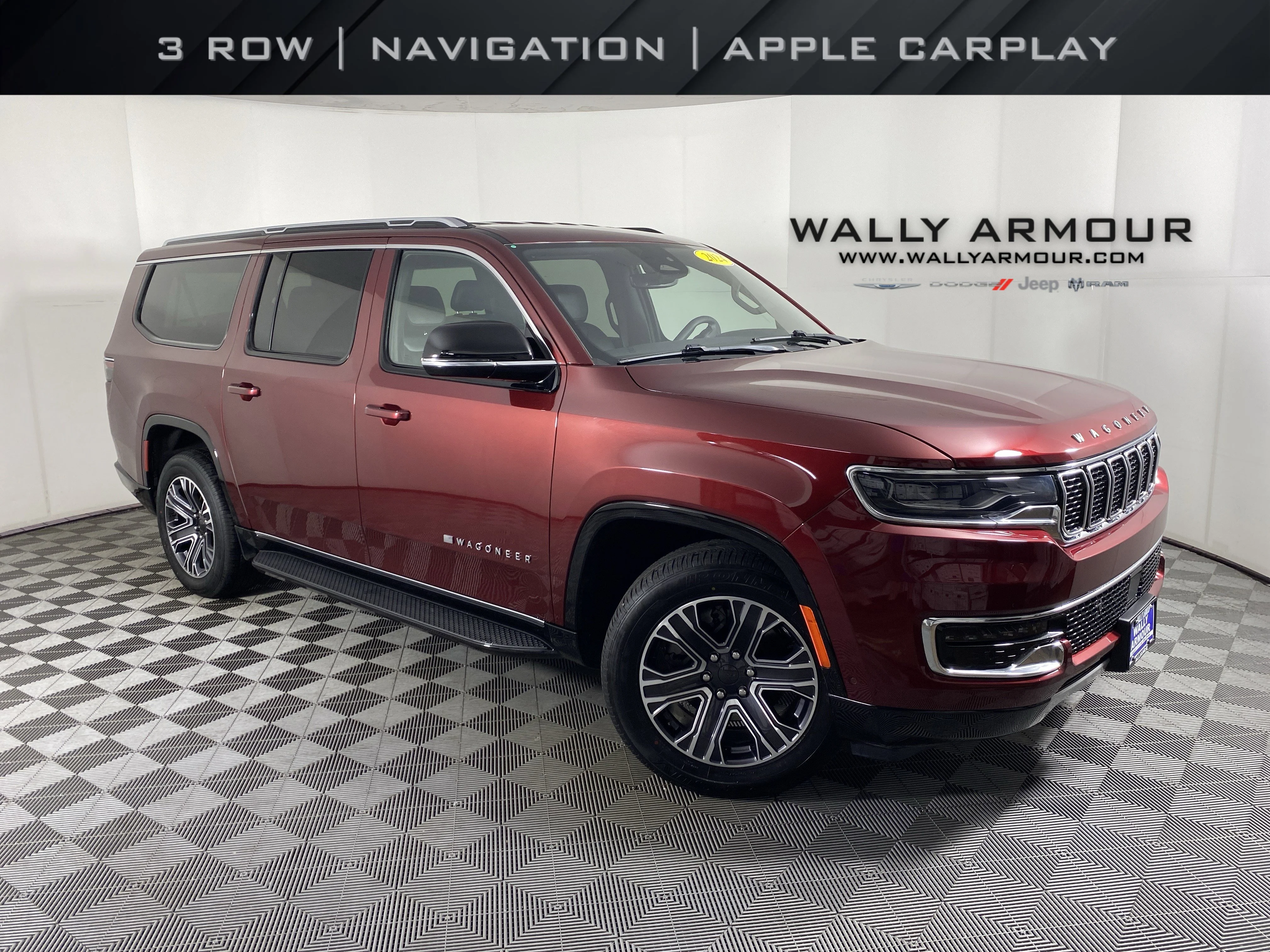 Used 2024 Velvet Red Pearlcoat Jeep Series II image 1