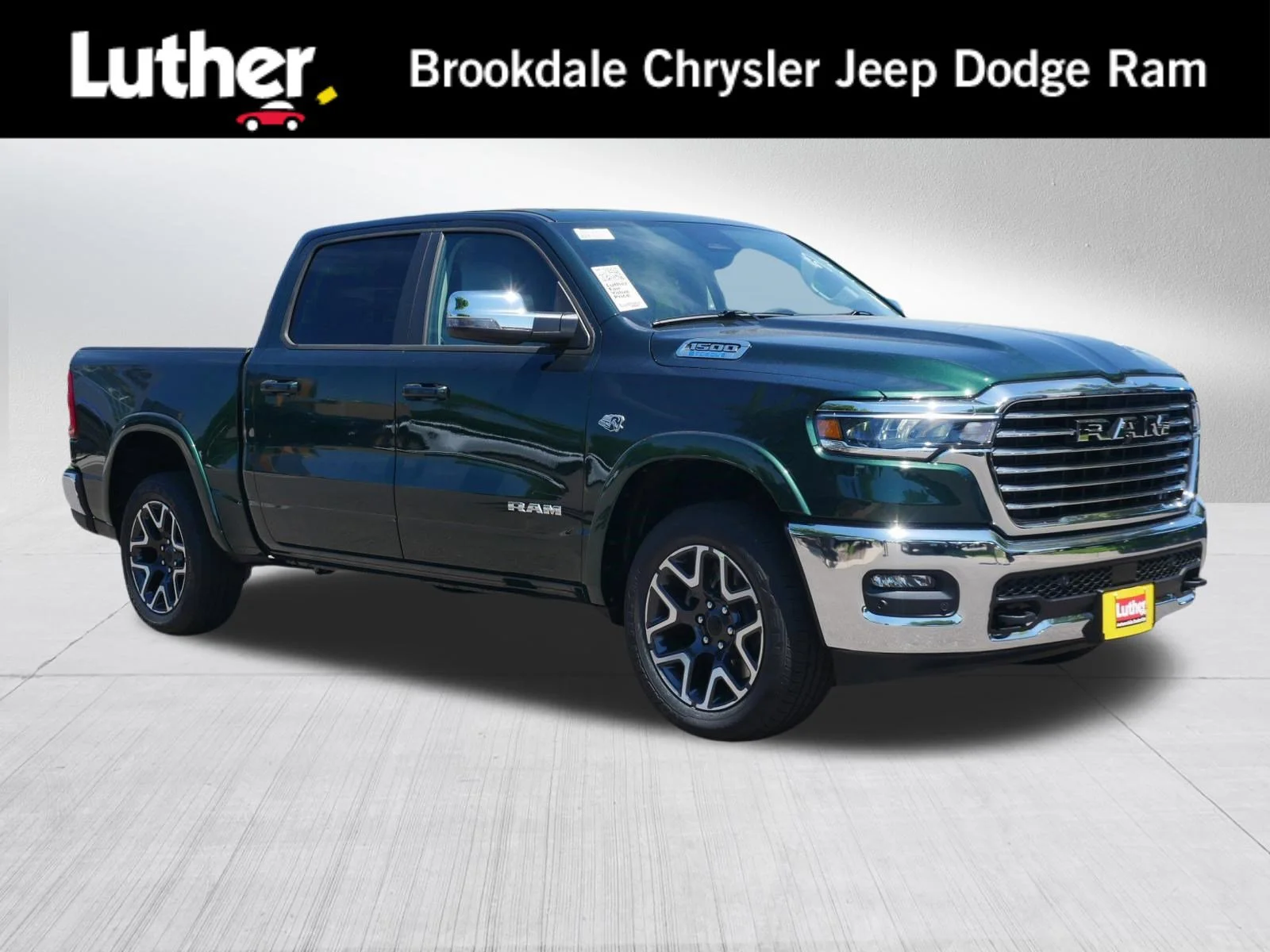 New 2026 Serrano-Green Metallic Exterior Paint RAM Laramie image 1