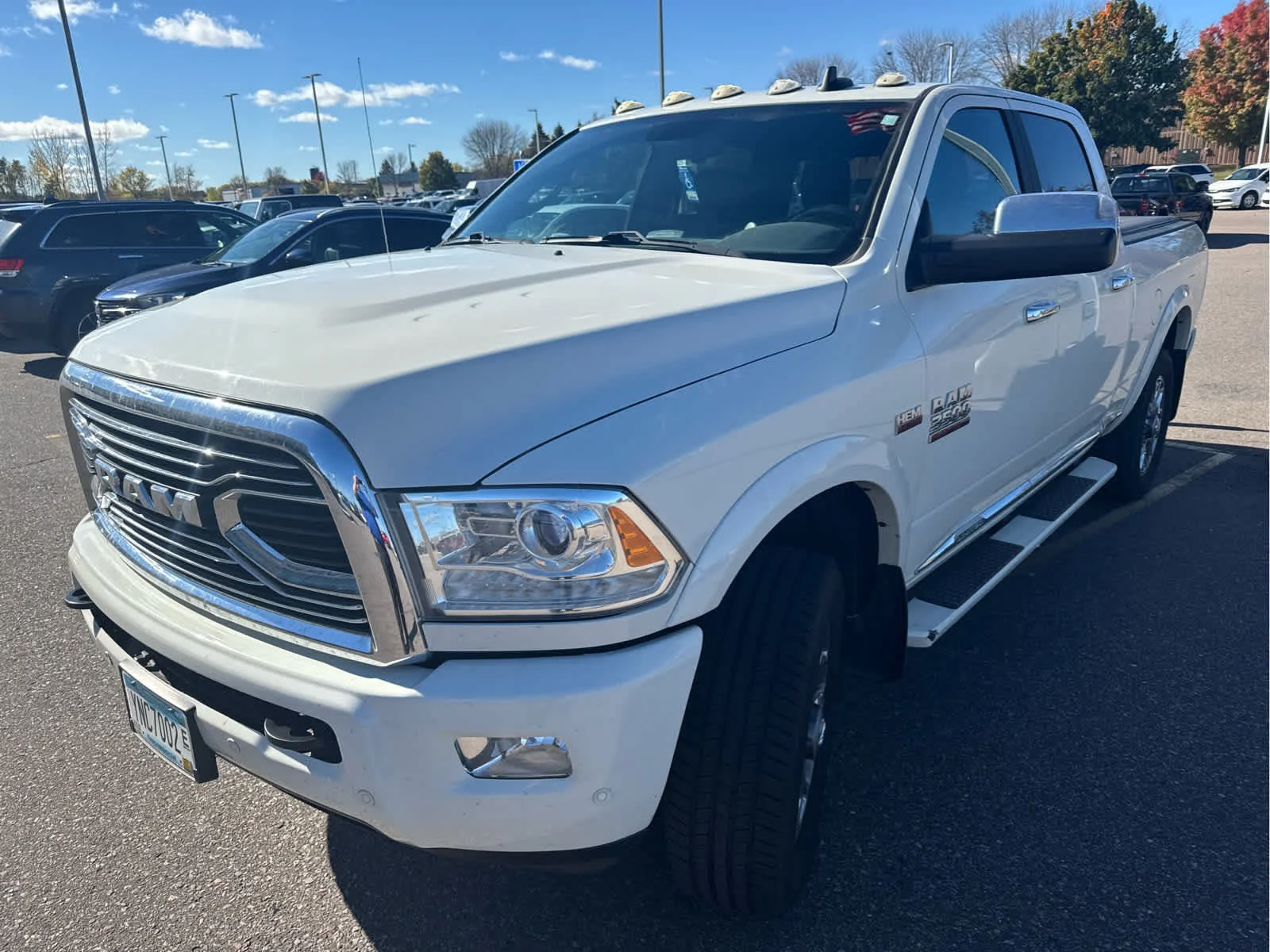 Used 2018 Pearl White Ram Limited image 2