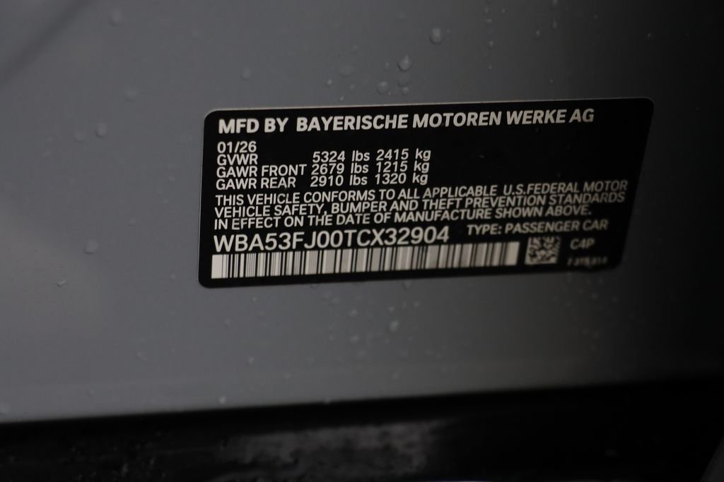 New 2026 Brooklyn Grey Metallic BMW 530i xDrive image 25