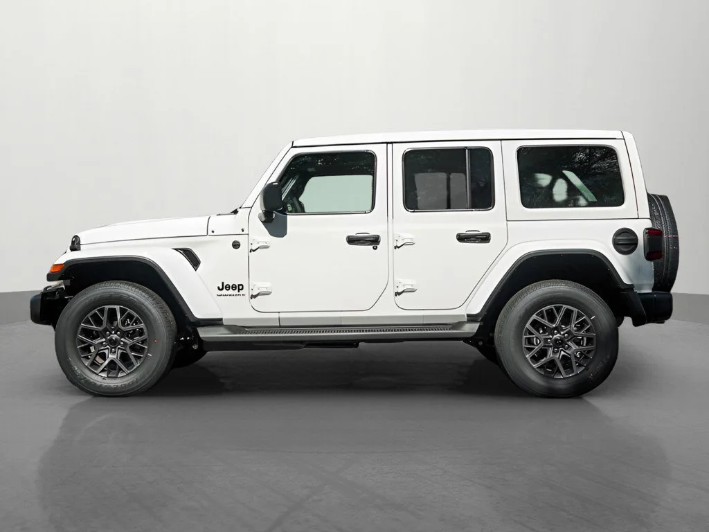 New 2026 Bright White Clearcoat Jeep Sahara image 3