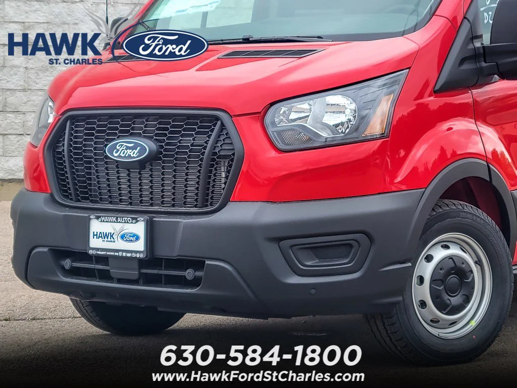 New 2026 Race Red Ford Cargo Van image 1
