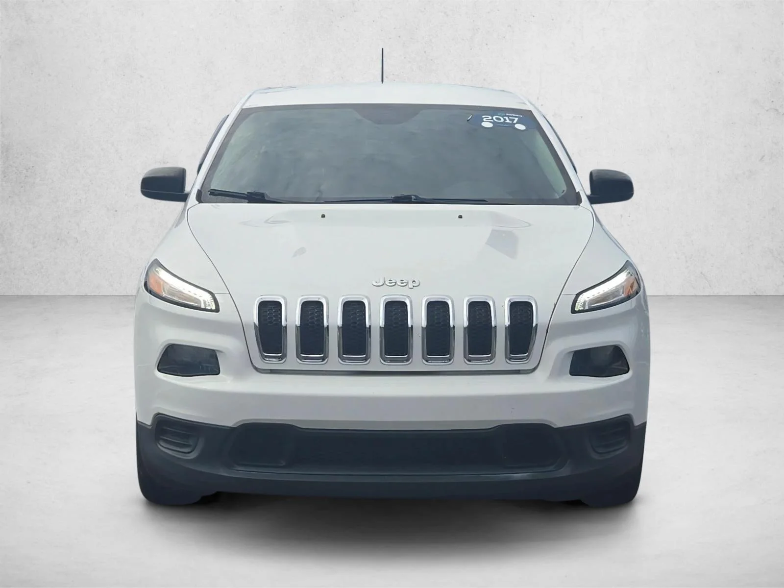 Used 2017 Bright White Clearcoat Jeep Sport image 2