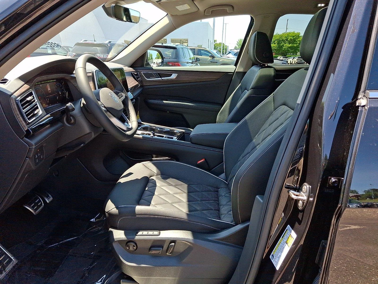 New 2026 Deep Black Pearl Volkswagen 2.0T SEL Premium R-Line image 12