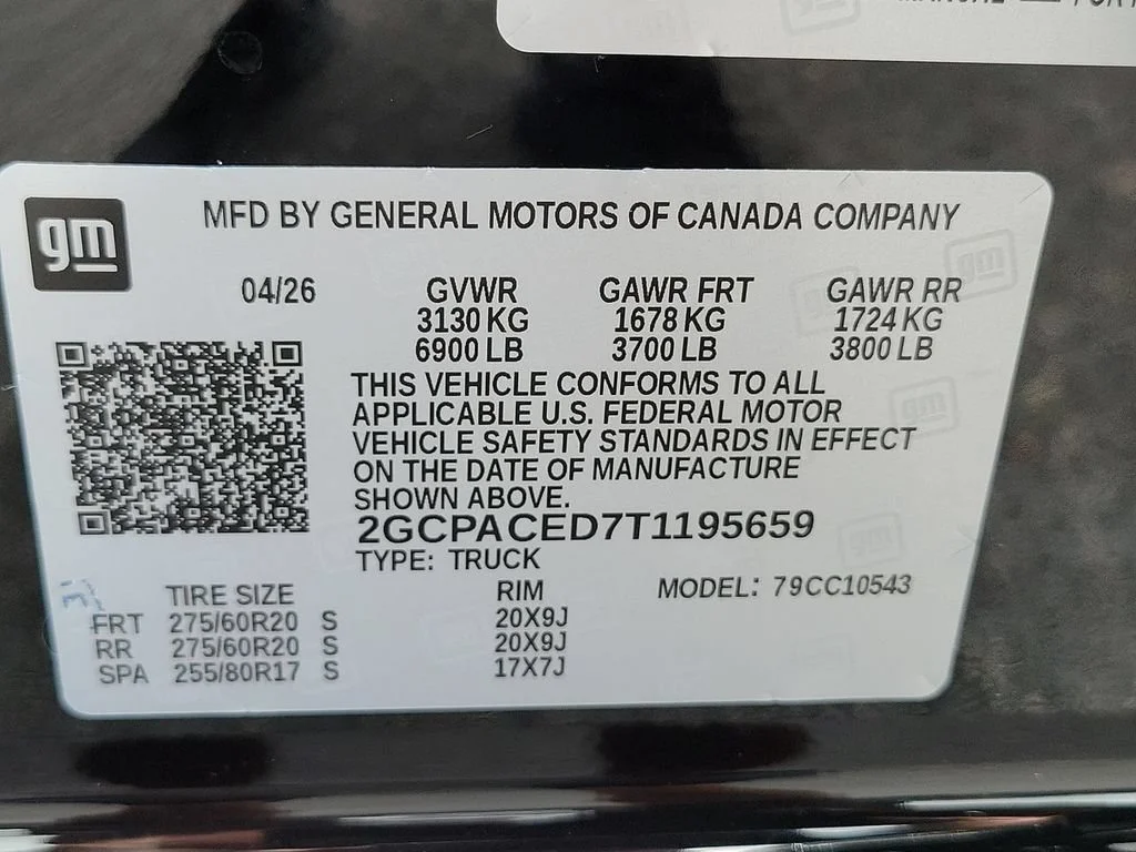New 2026 Black Chevrolet LT image 25