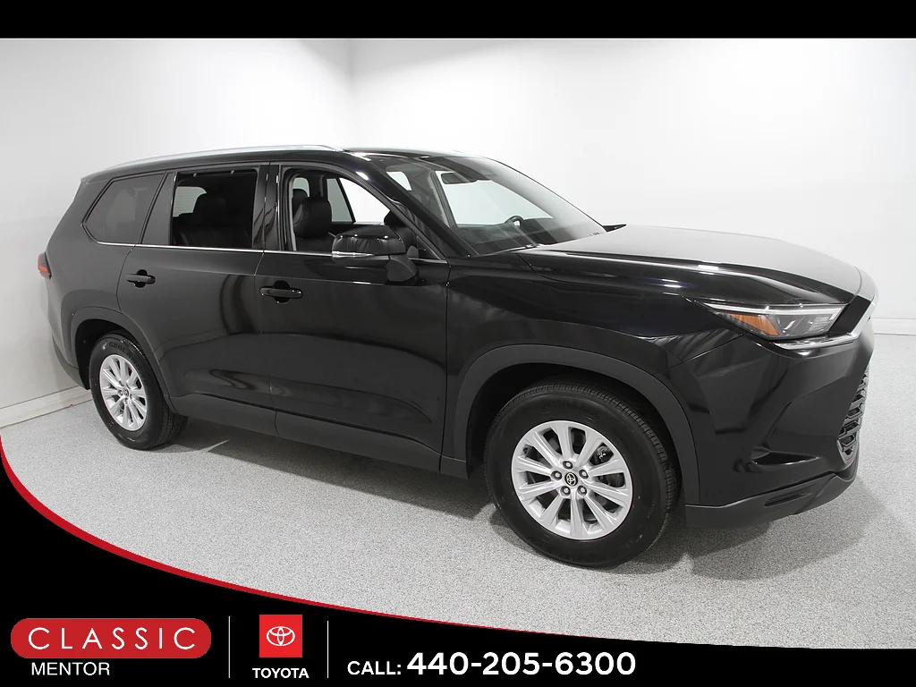 Used 2025 Midnight Black Metallic Toyota XLE image 1