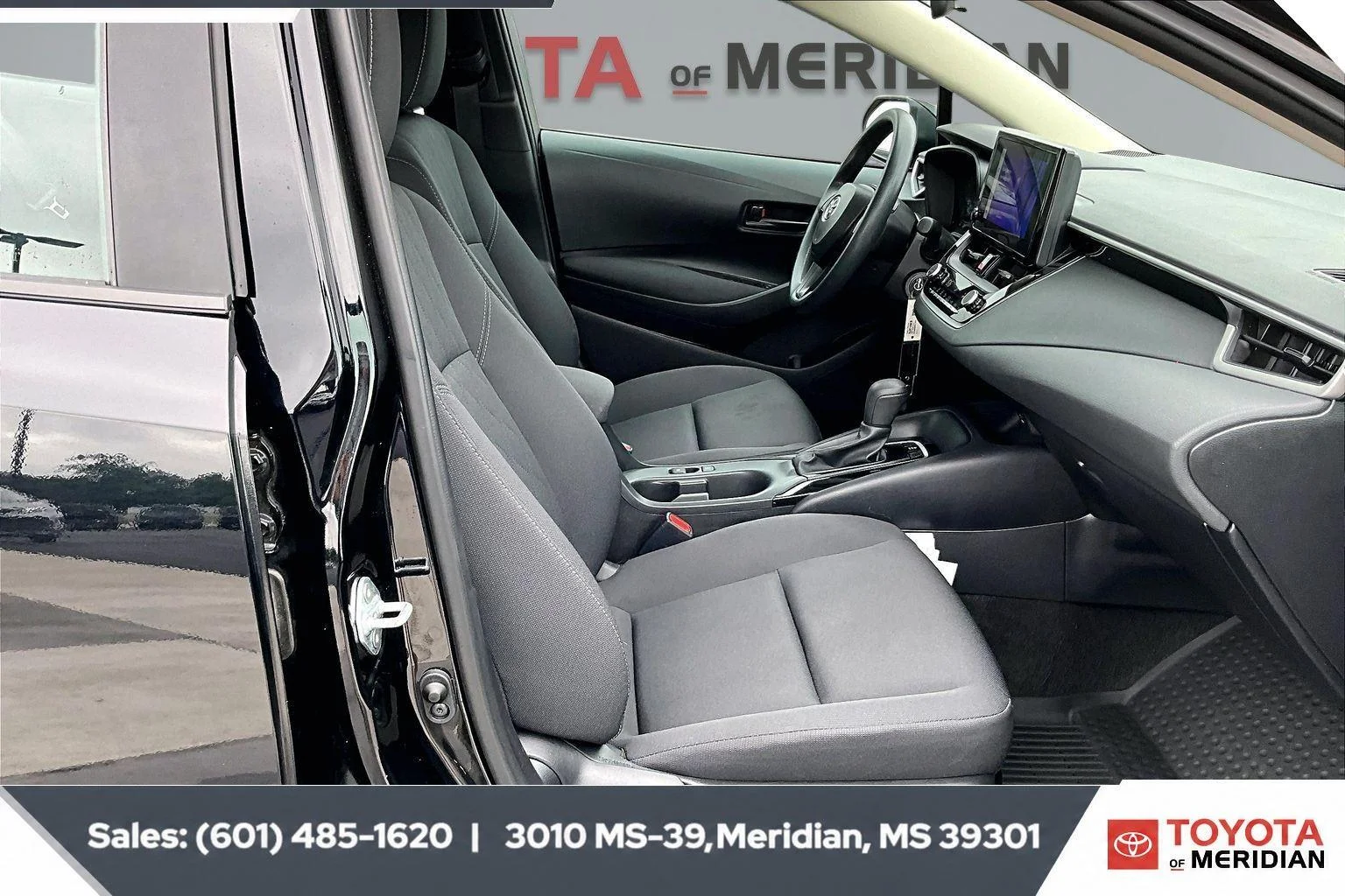 Used 2024 Midnight Black Metallic Toyota LE image 6