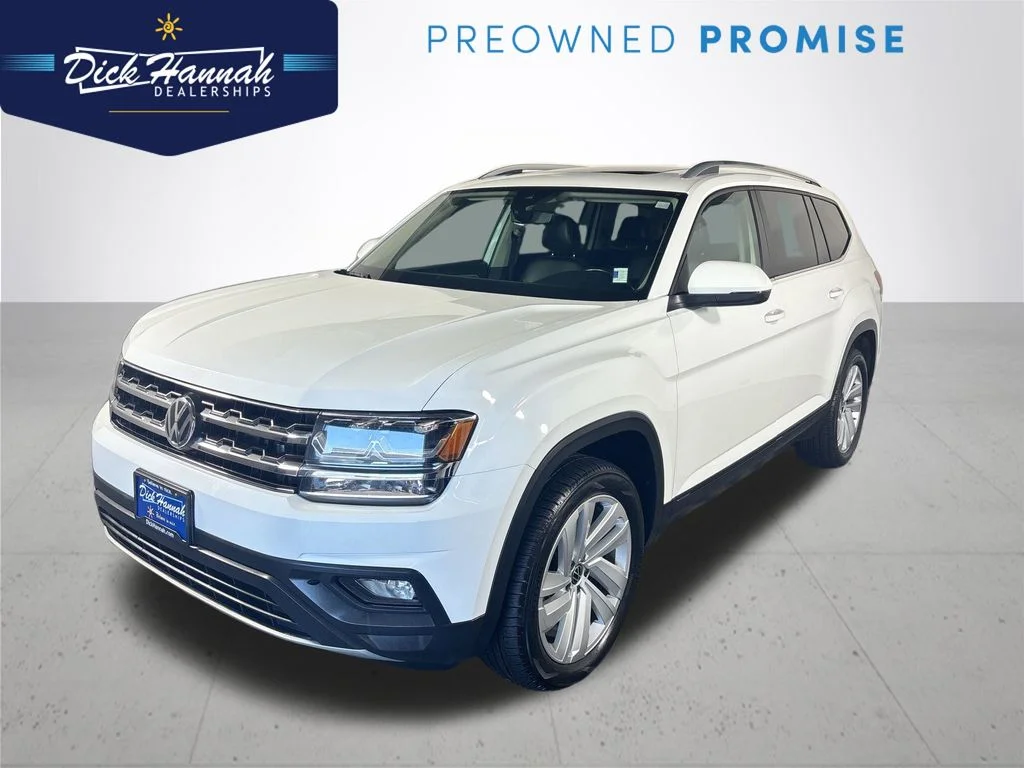 Used 2019 White Volkswagen 3.6L V6 SE image 1