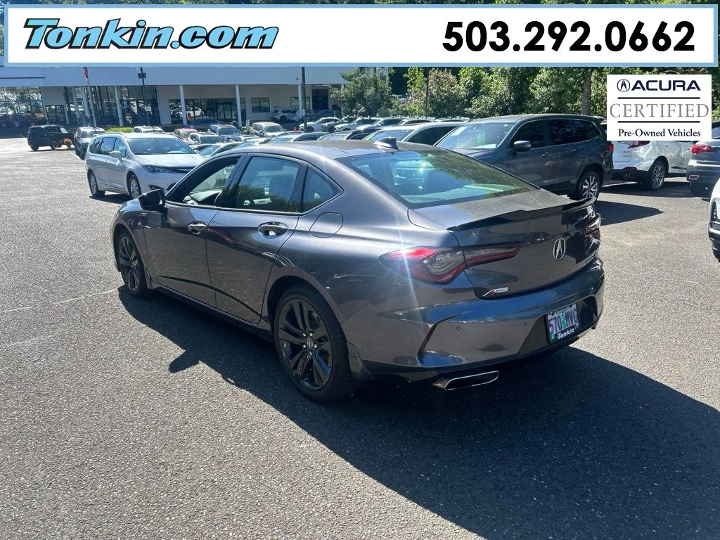 Certified Used 2021 Modern Steel Metallic Acura SH-AWD A-SPEC image 6