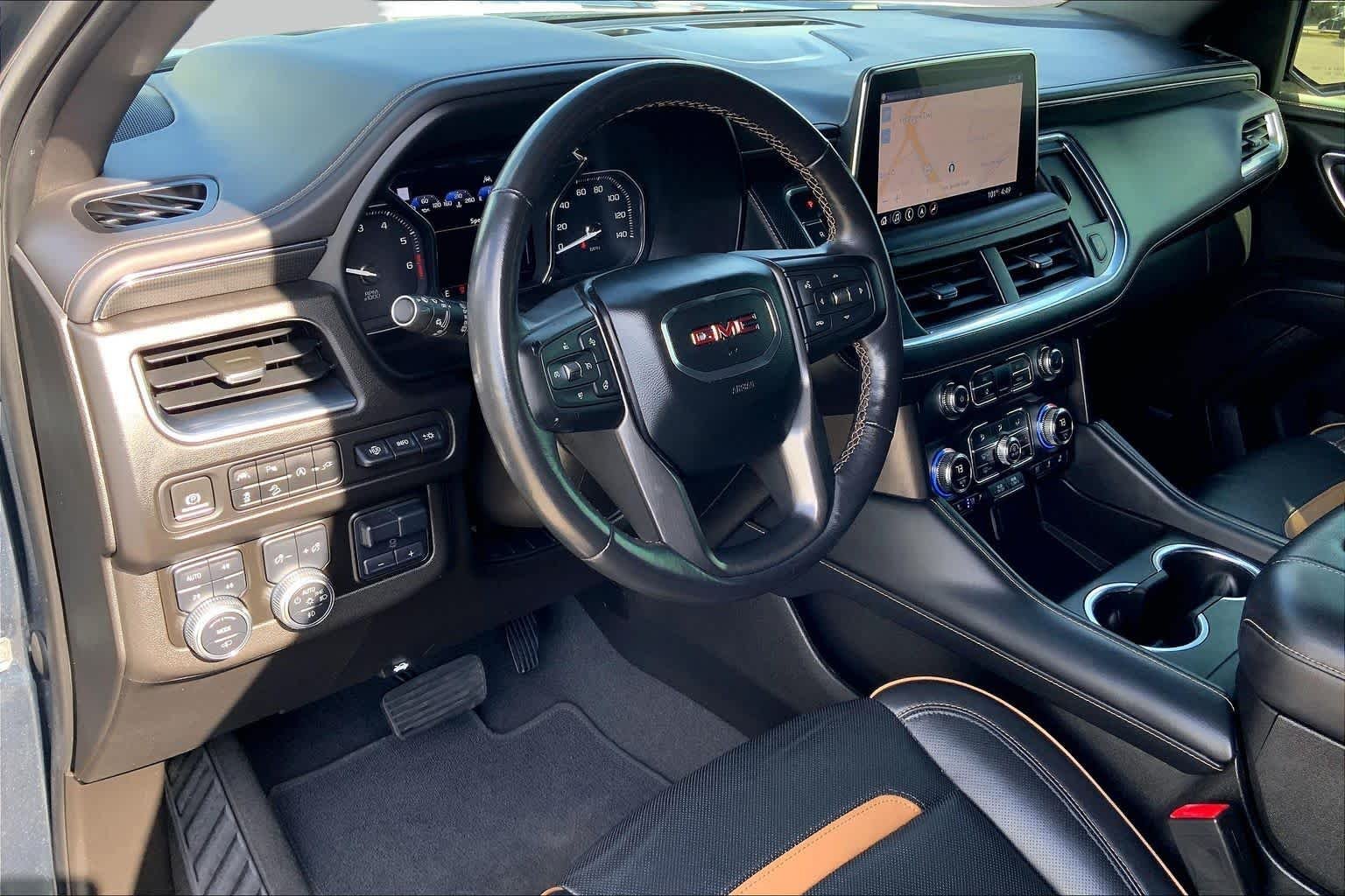 Used 2021 Dark Sky Metallic GMC AT4 image 33