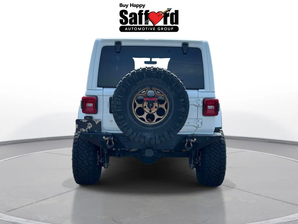 Used 2019 White Jeep Unlimited Sahara image 6