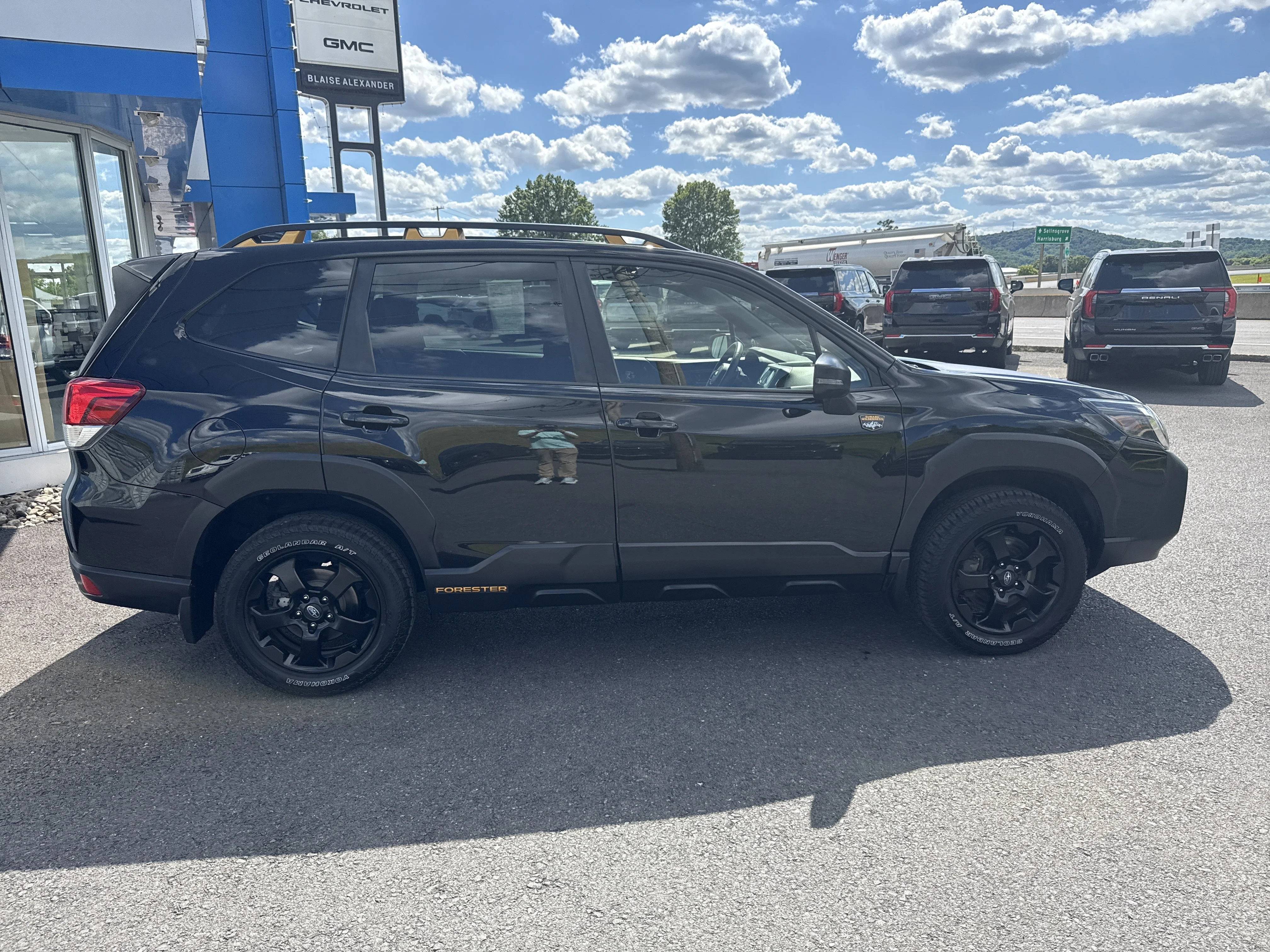 Used 2023 Crystal Black Silica Subaru Wilderness image 2