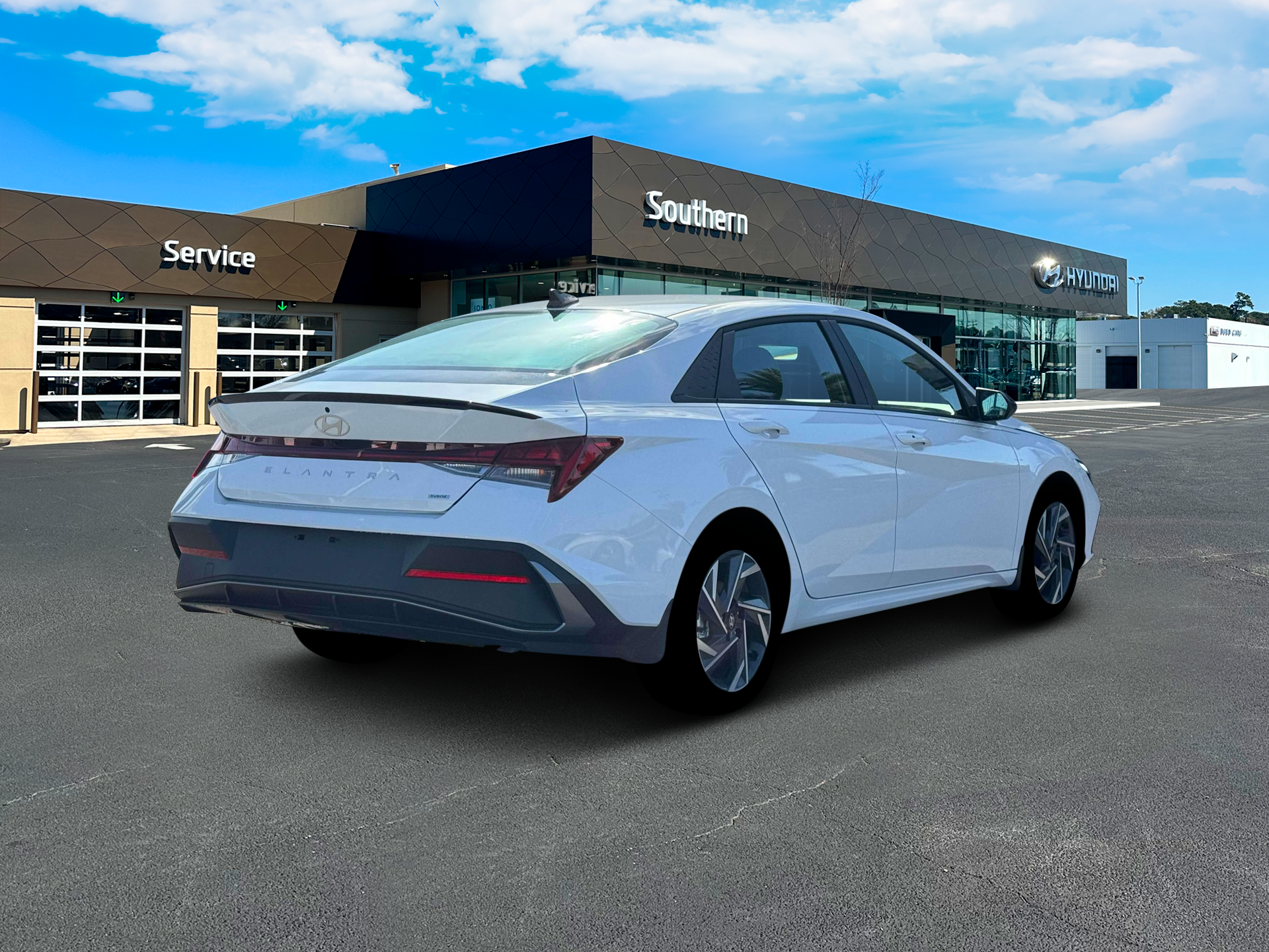 New 2025 White Hyundai SEL Sport image 7