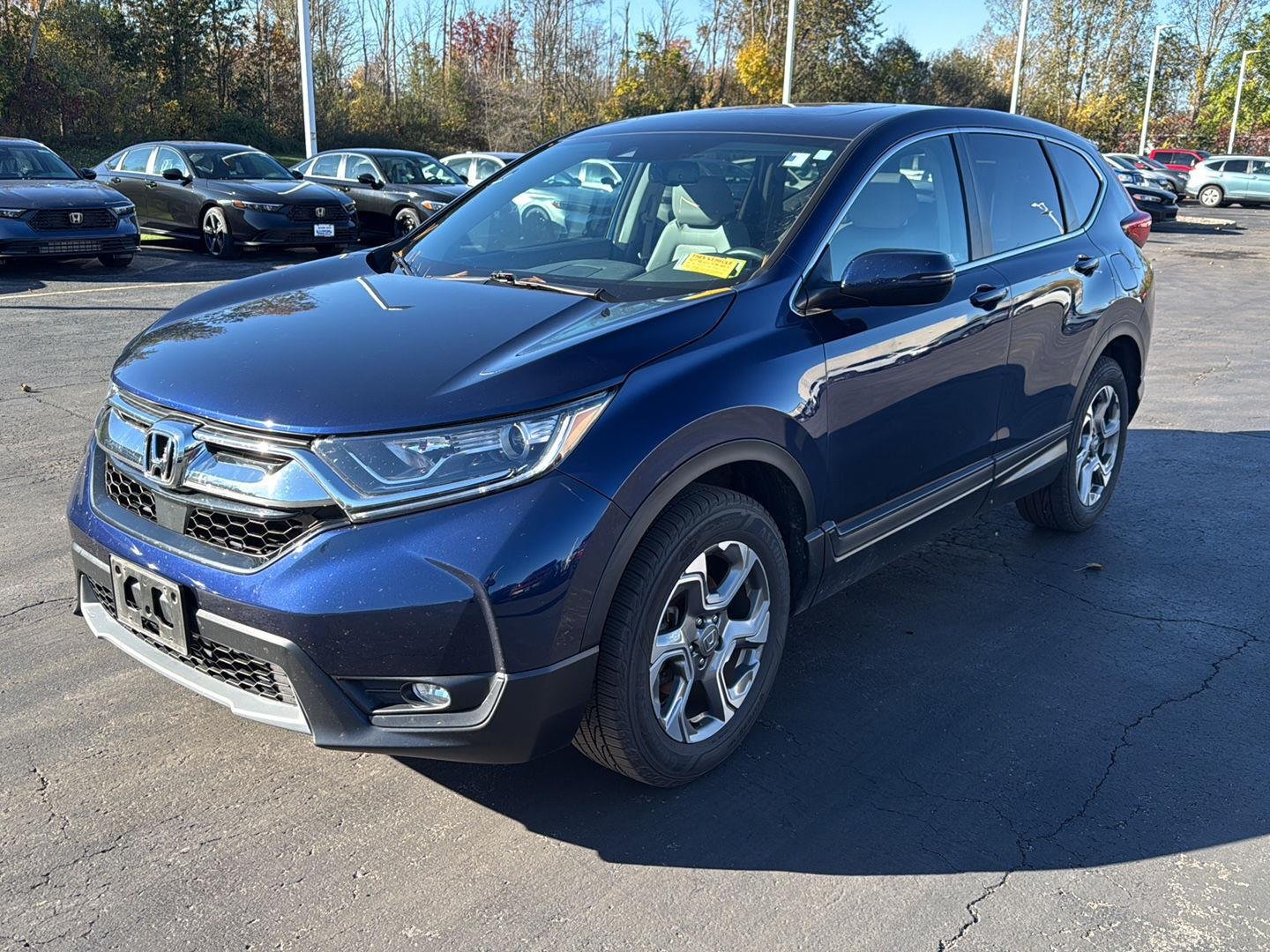 Used 2019 Obsidian Blue Pearl Honda EX-L image 2