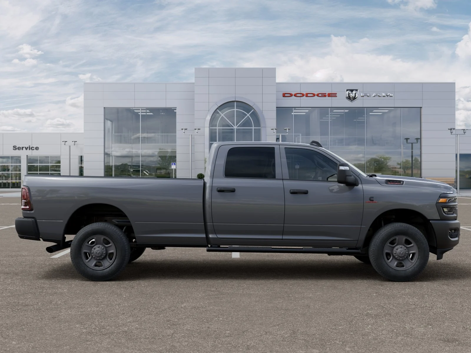 New 2026 Ceramic Gray Clear-Coat Exterior Paint RAM Tradesman image 48