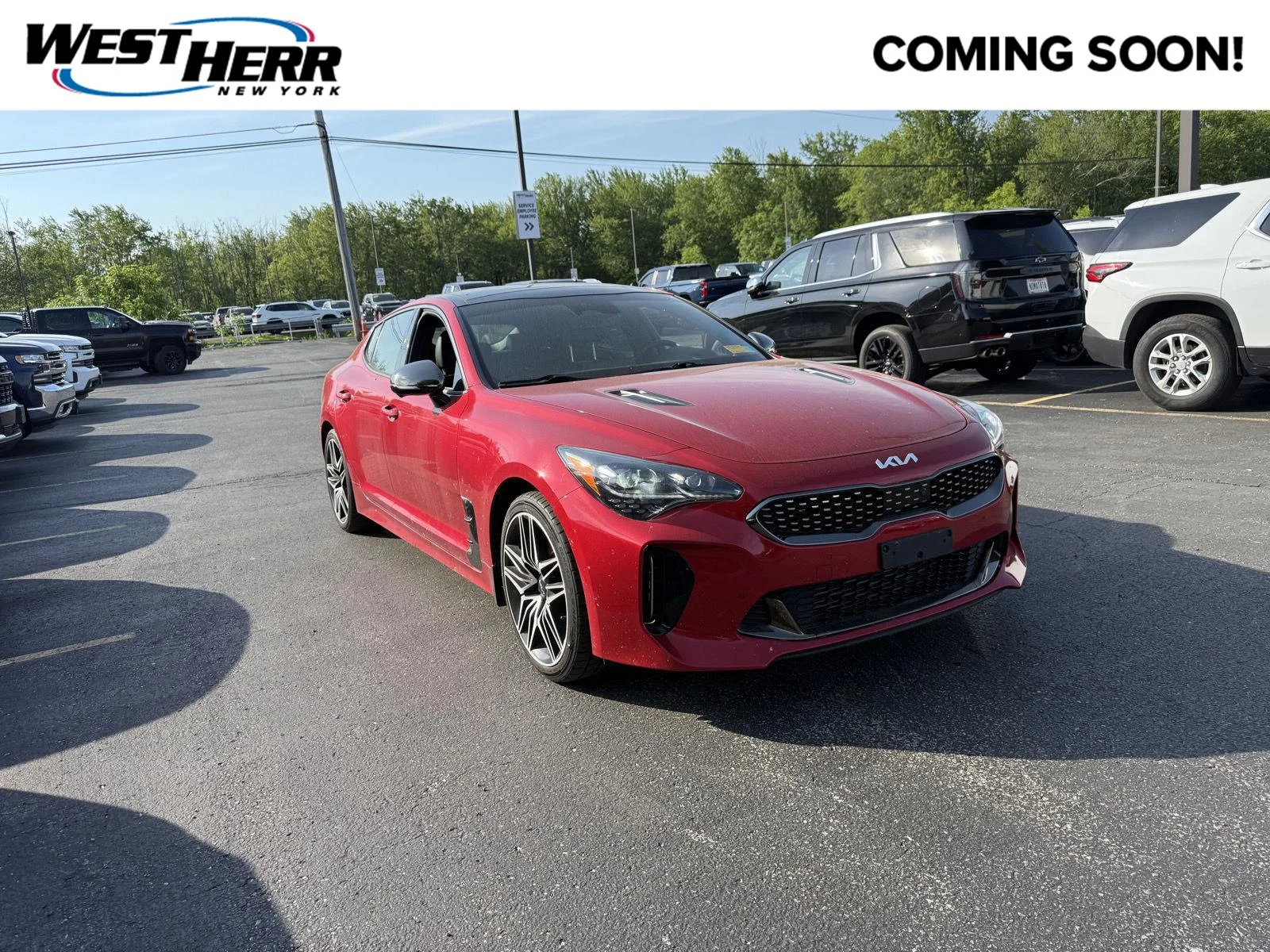 Used 2022 HiChroma Red Kia GT2 image 1