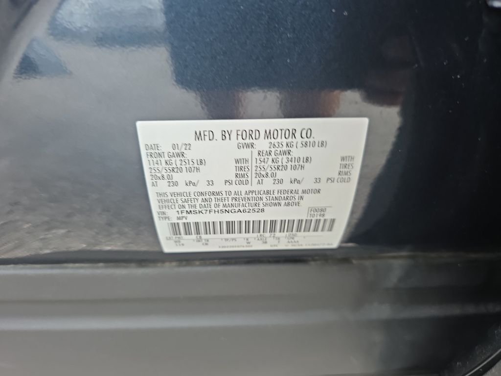 Used 2022 Stone Blue Metallic Ford Limited image 38