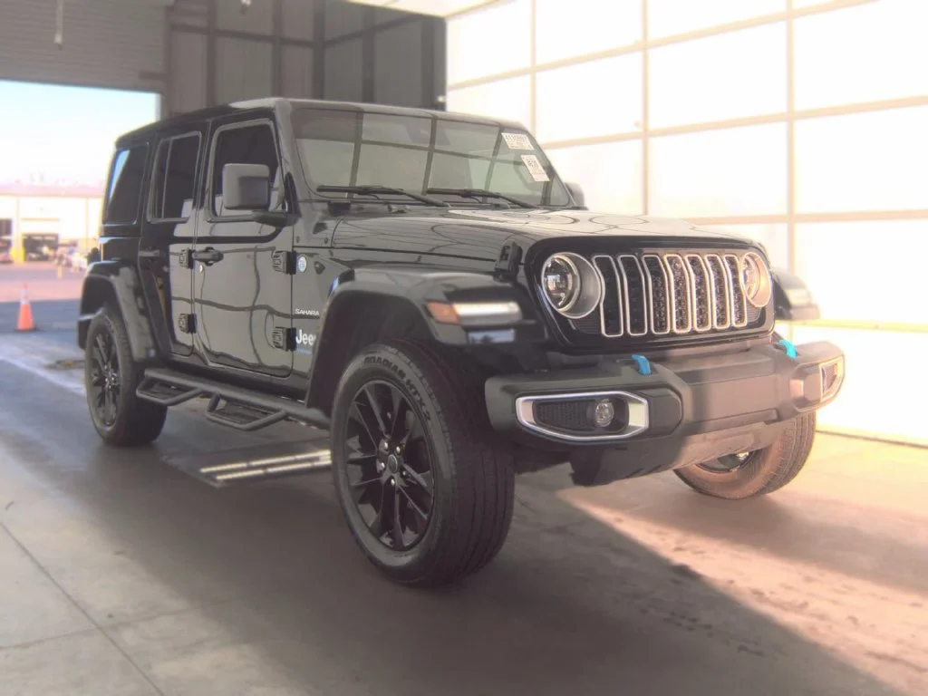 Used 2024 Black Jeep Sahara 4xe image 3