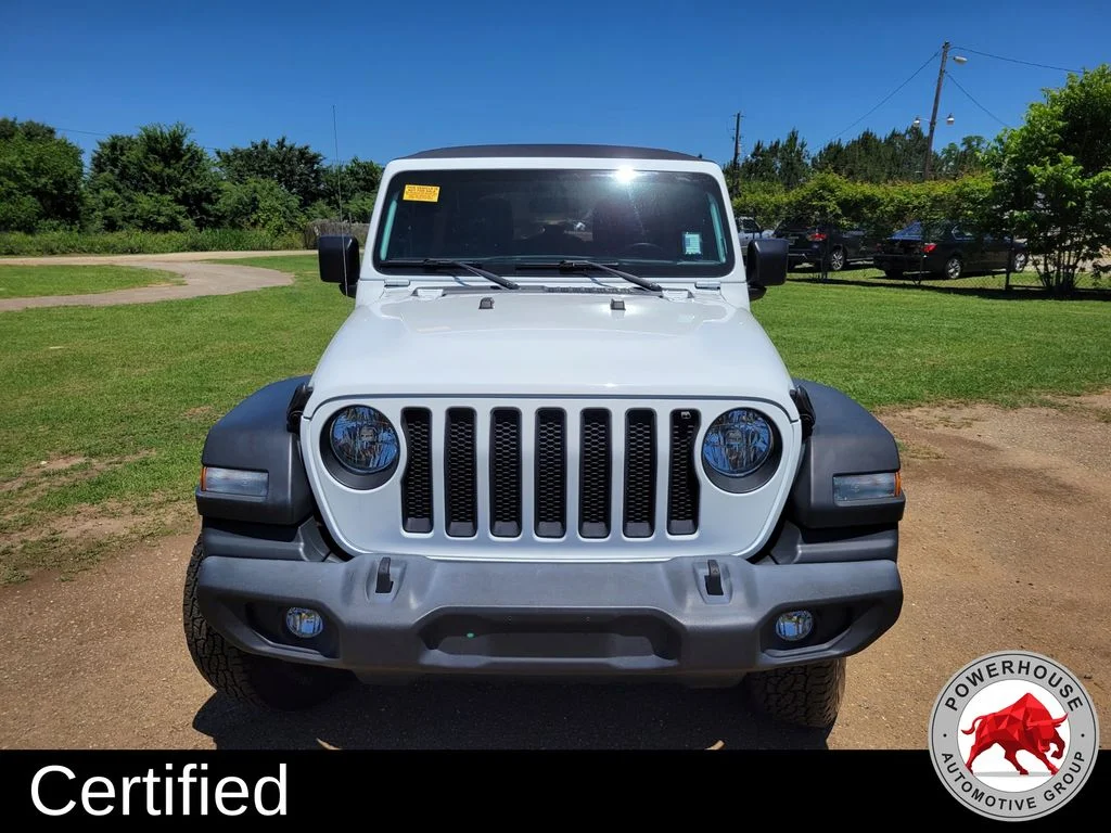 Used 2018 White Jeep Unlimited Sport image 9
