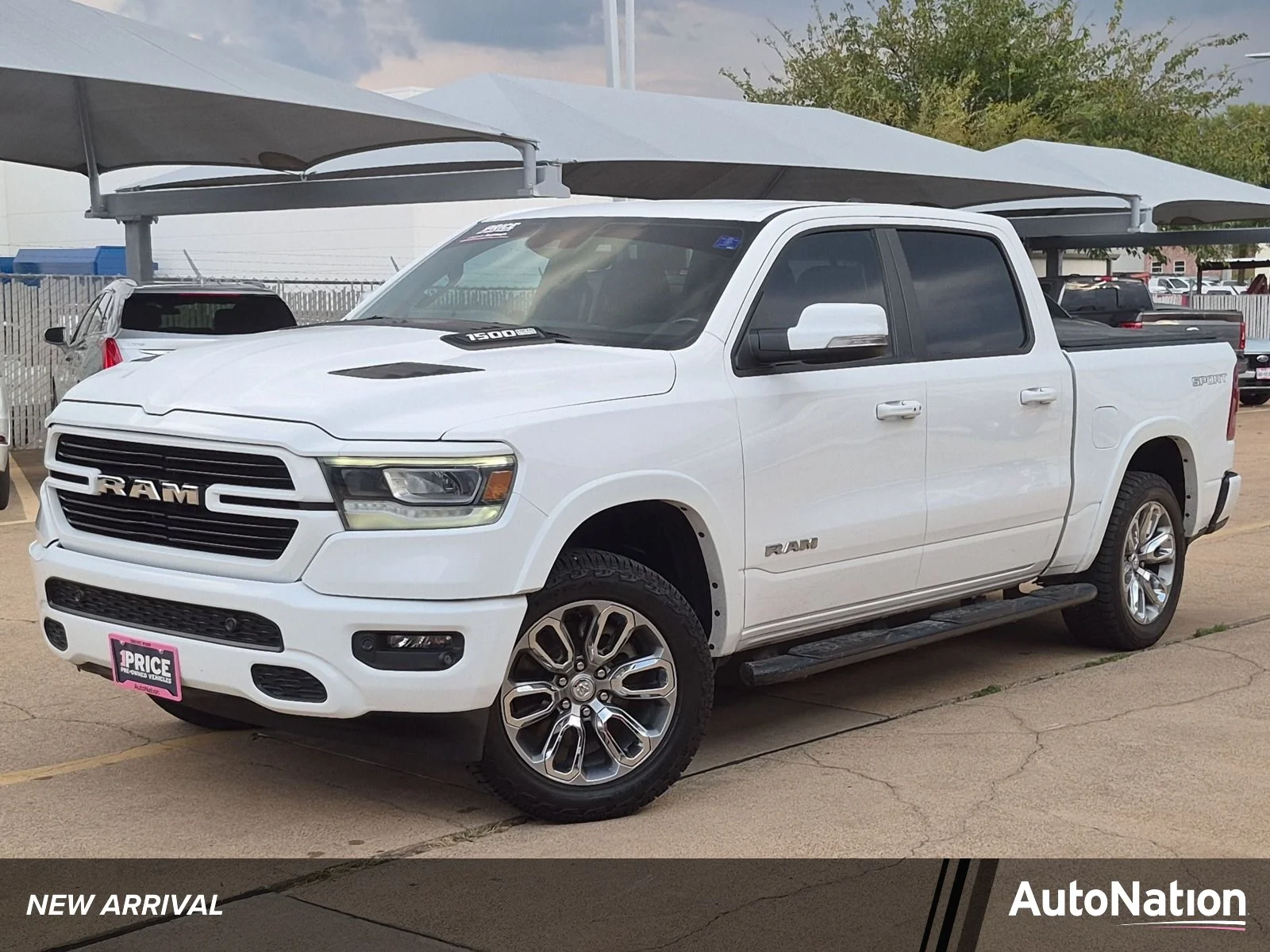 Used 2021 Bright White Clearcoat Ram Laramie image 1
