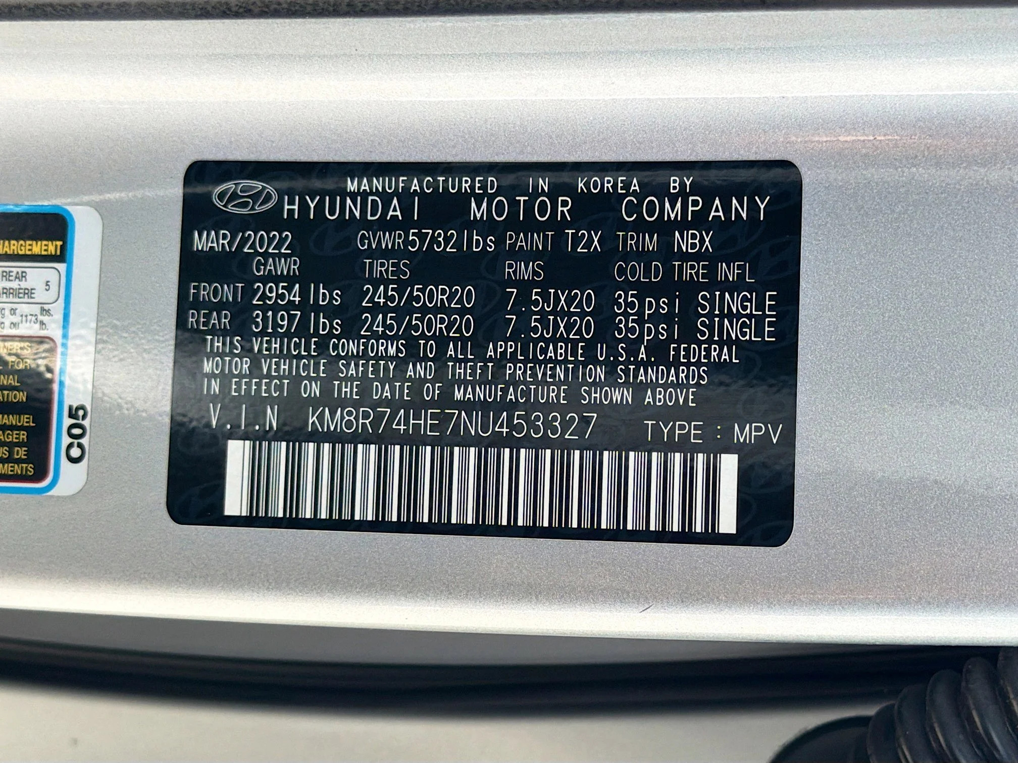 Used 2022 Typhoon Silver Hyundai Calligraphy image 46