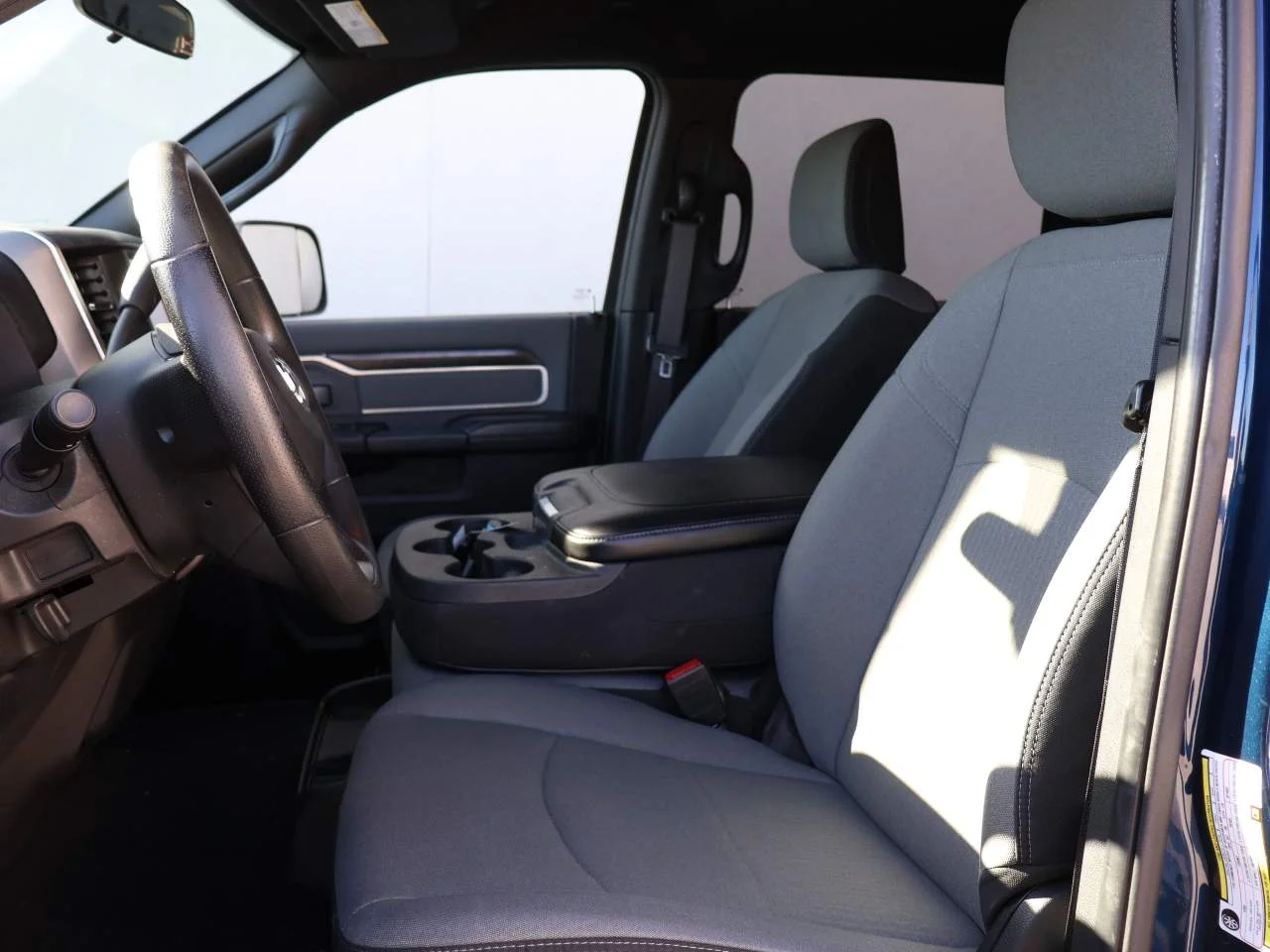 Used 2022 Patriot Blue Pearl Coat Ram Big Horn Crew Cab image 9