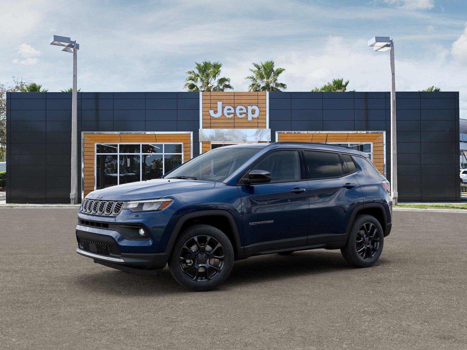 New 2026 Fathom Blue Pearl Coat Jeep Latitude Altitude image 2