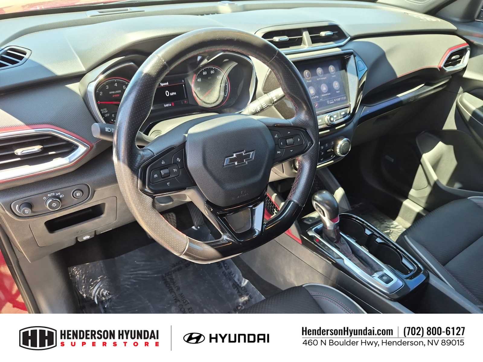 Used 2021 Scarlet Red Metallic Chevrolet RS image 10