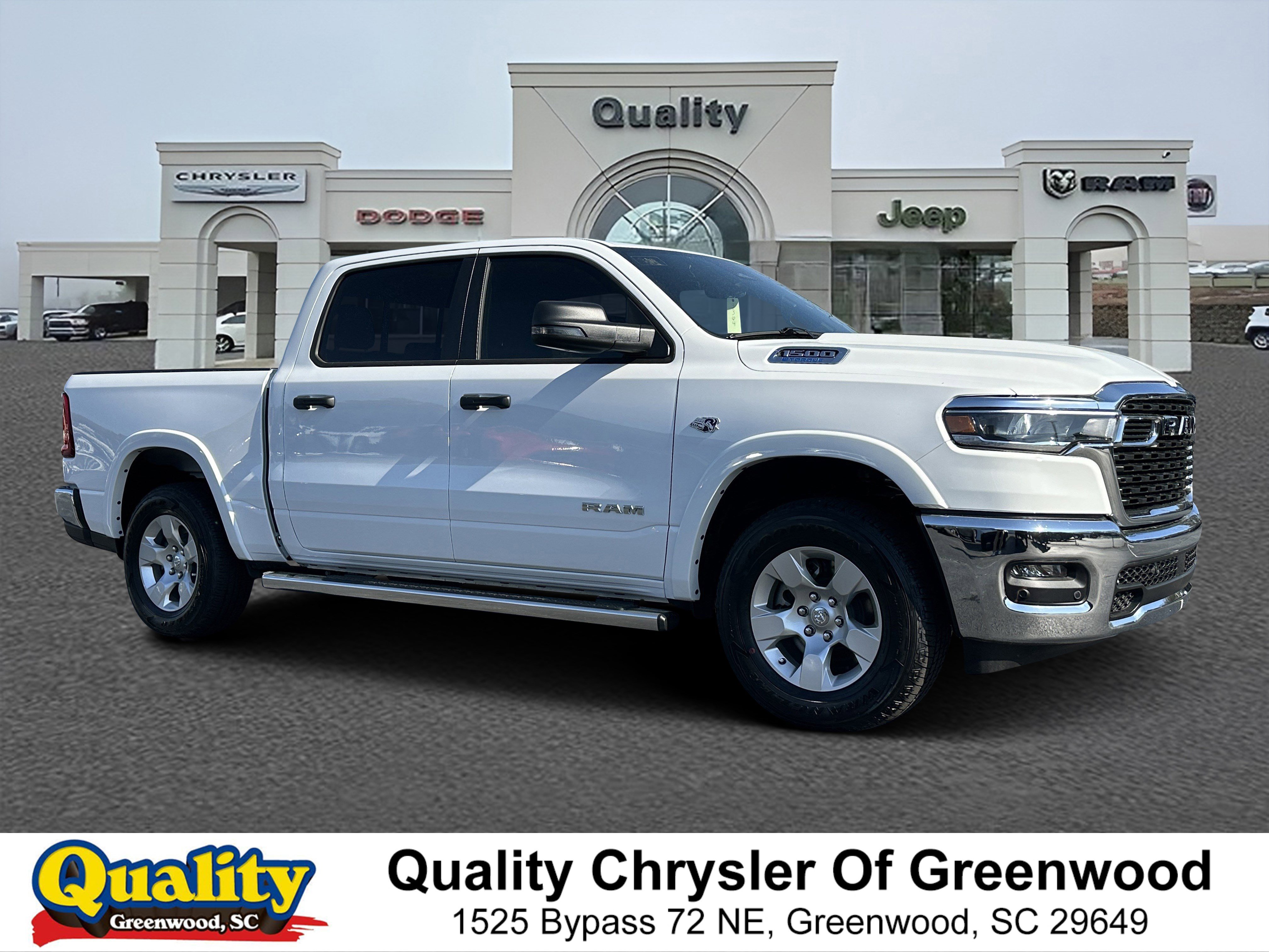 New 2026 Bright White Clearcoat RAM Big Horn image 1