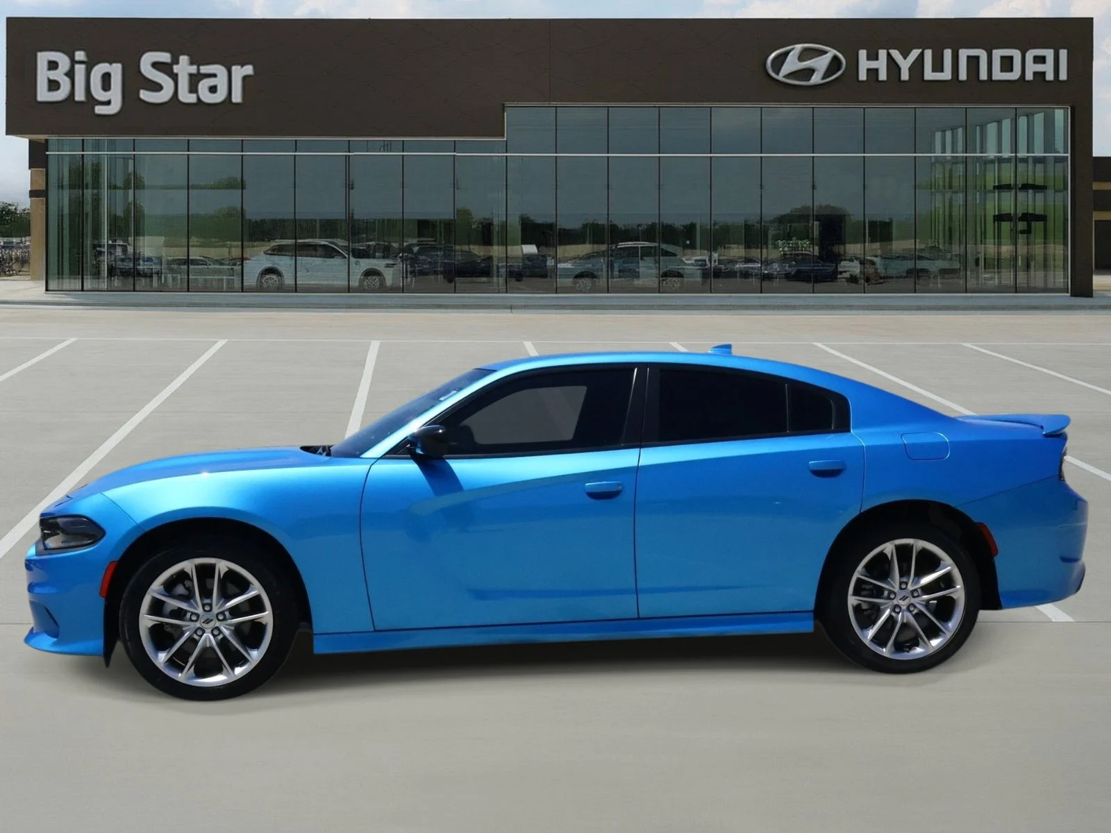 Used 2023 B5 Blue Pearlcoat Dodge GT image 2