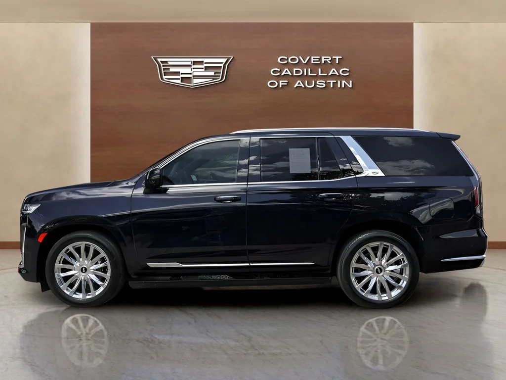 Used 2023 Blue Cadillac Premium Luxury image 2