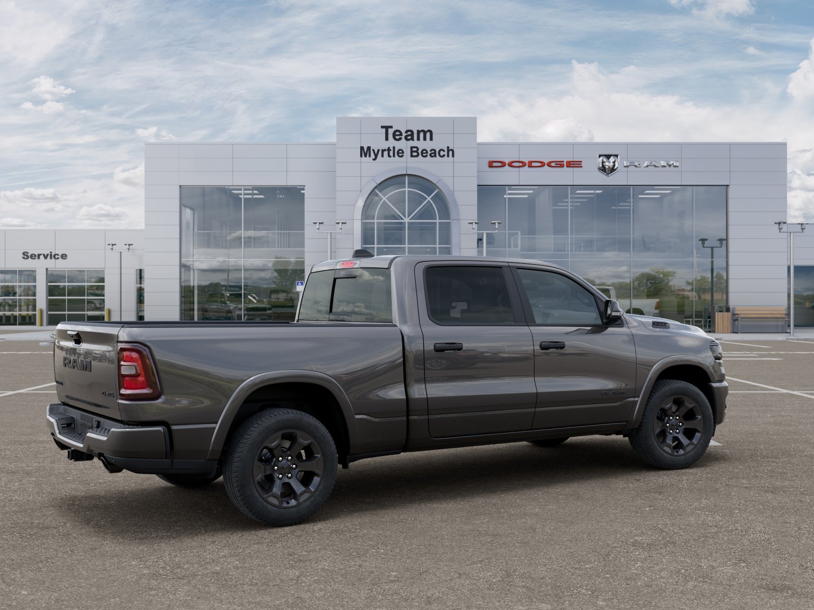 New 2026 Granite Crystal Metallic Clear-Coat Exterior Paint RAM Big Horn/Lone Star image 31