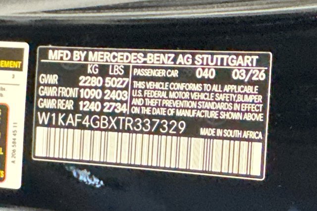 New 2026 Black Mercedes-Benz C 300 image 60