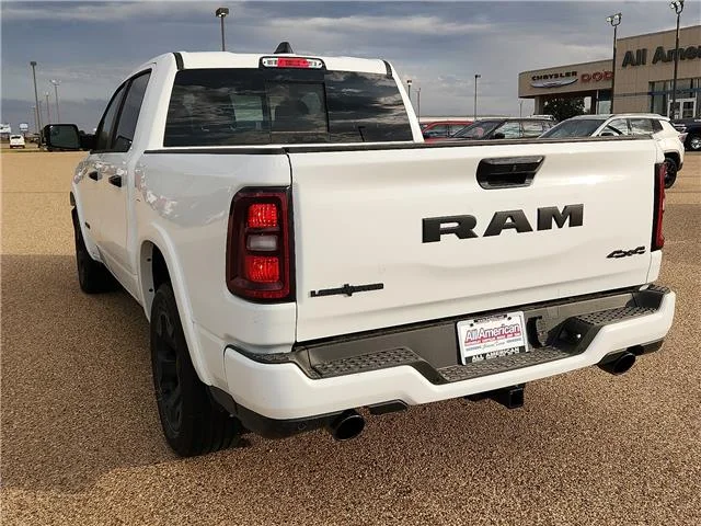 New 2027 PW7 Bright Whit Ram LONE STAR CREW CAB 4X4 5