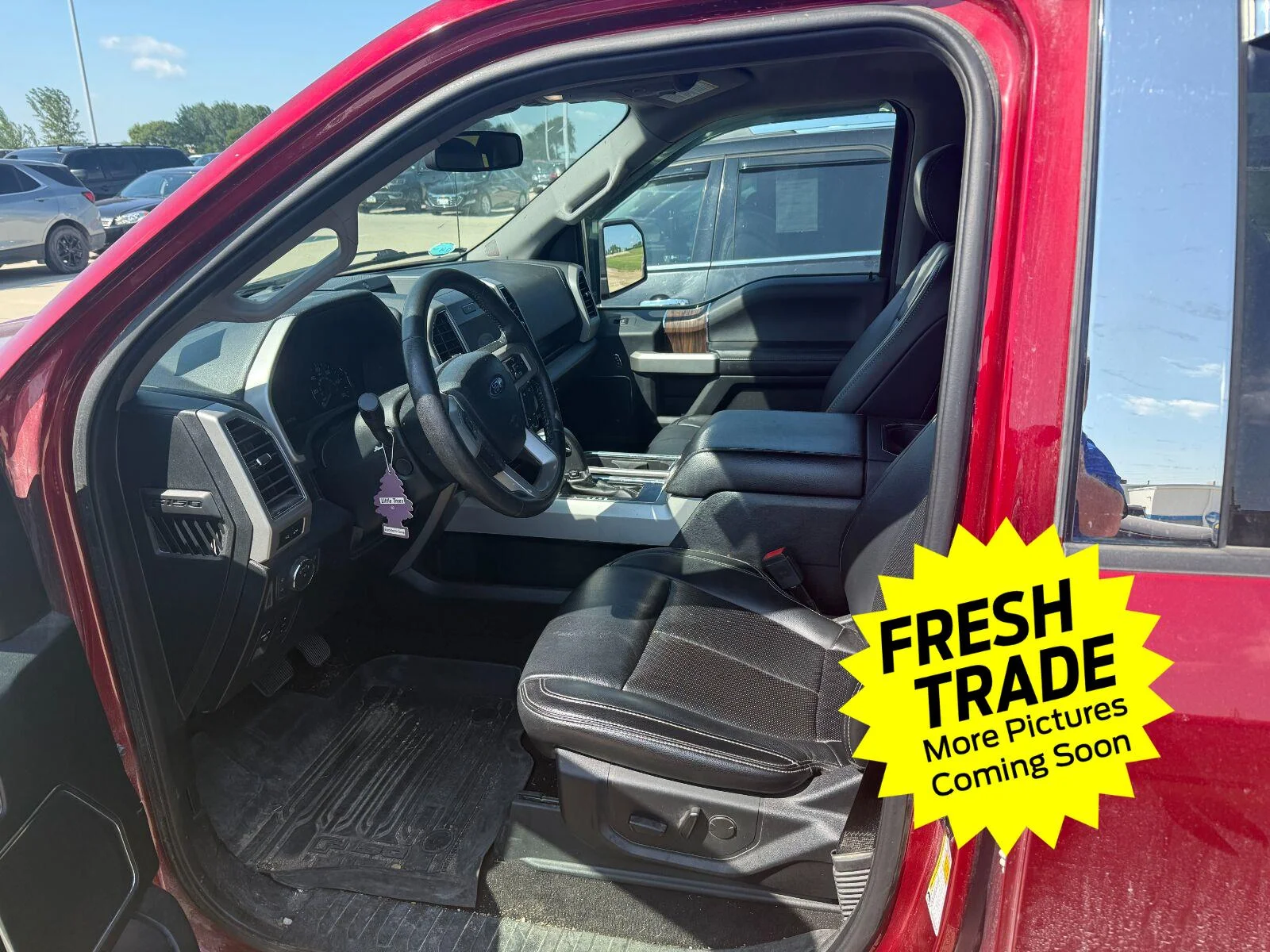 Used 2019 Ruby Red Metallic Tinted Clearcoat Ford LARIAT image 9