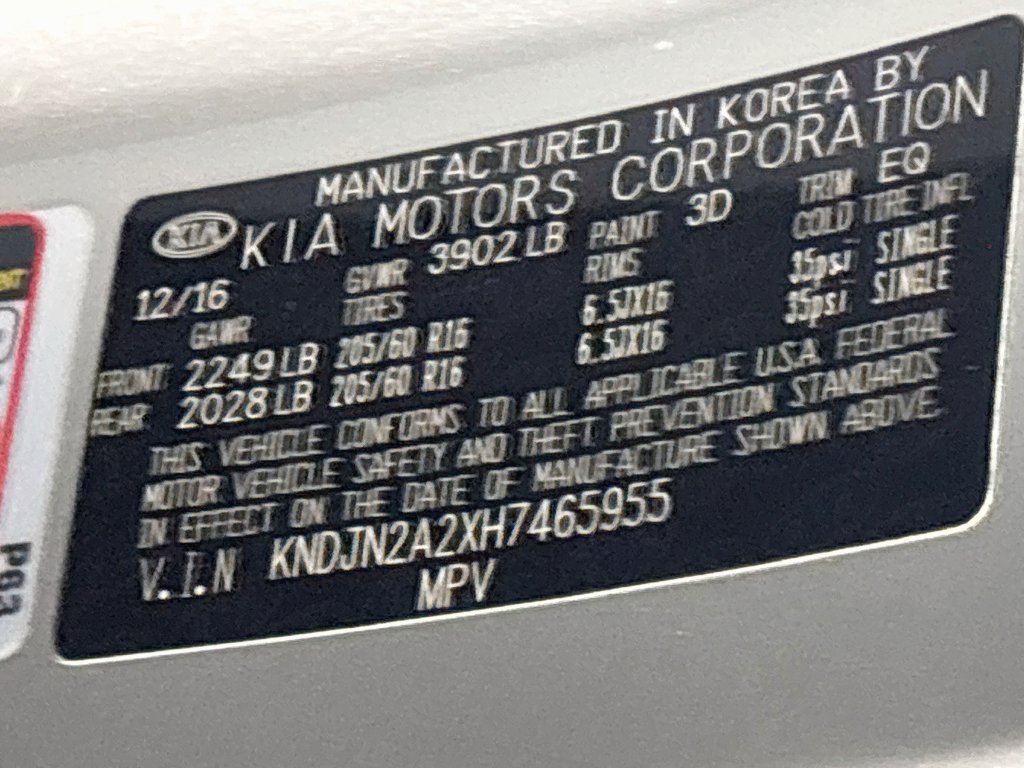 Used 2017 Bright Silver Kia Base image 23