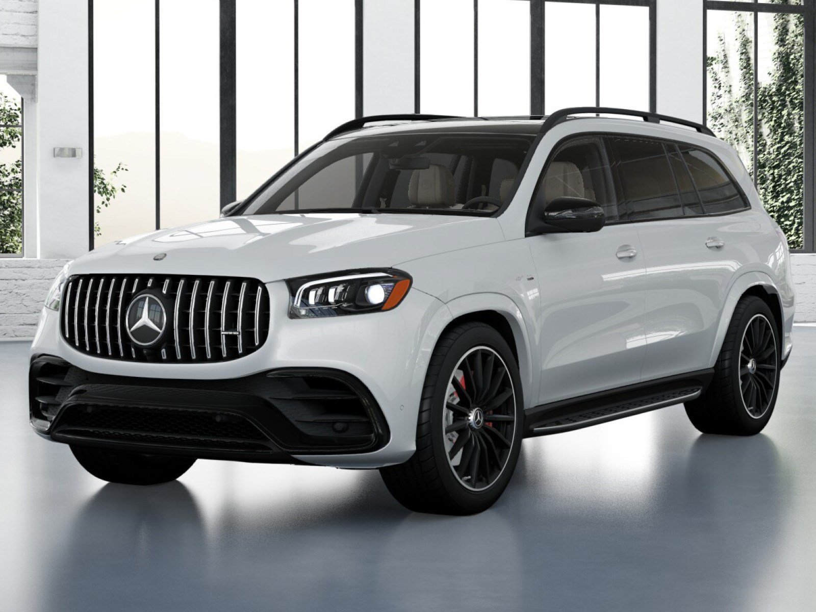 New 2026 MANUFAKTUR Moonlight White Metallic Mercedes-Benz GLS 63 AMG® 4D Sport Utility 4MATIC®  image 2
