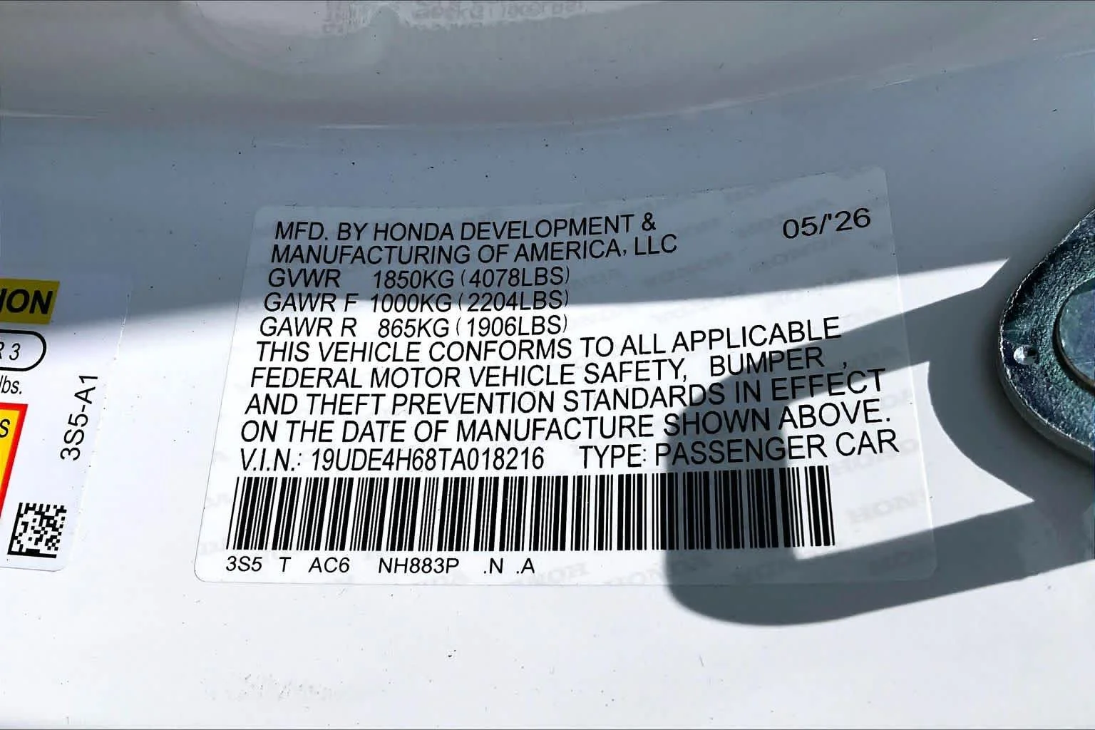 New 2026 Platinum White Pearl Acura w/A-Spec Technology Package image 19