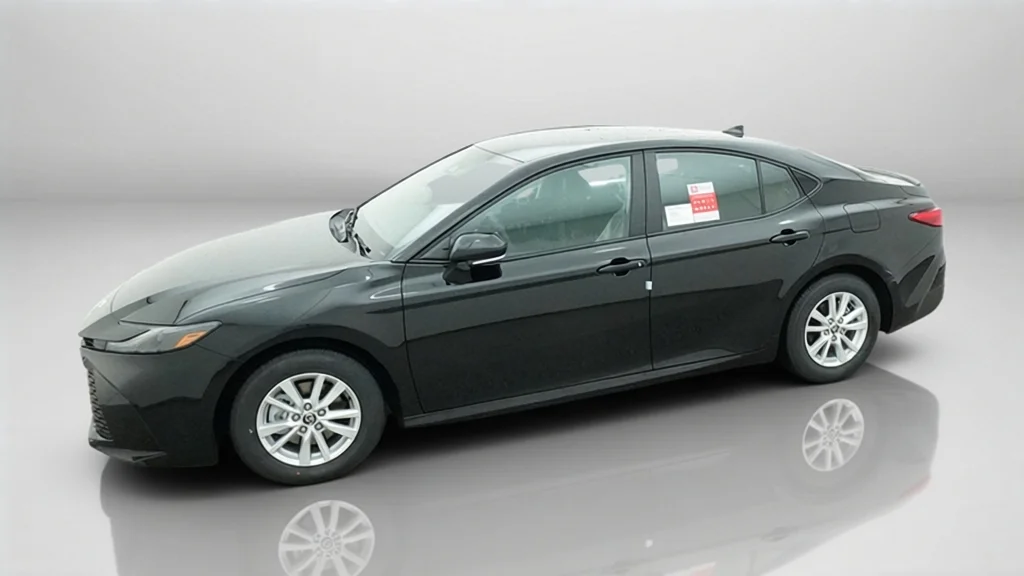 New 2026 Midnight Black Metallic Toyota LE image 3