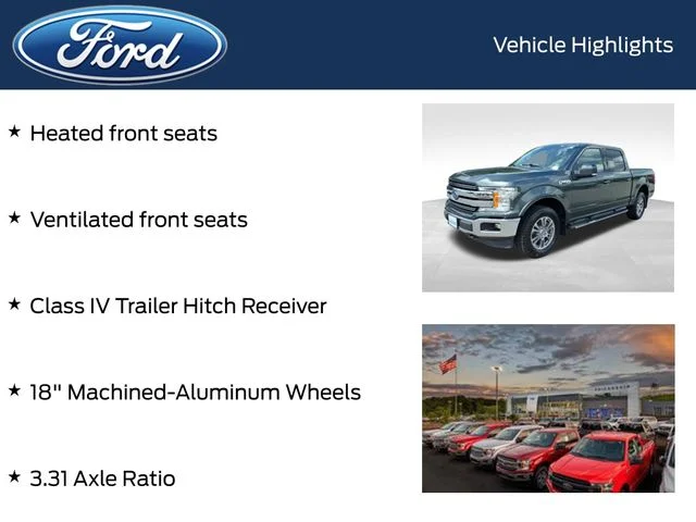 Used 2018 Gray Ford Lariat image 13