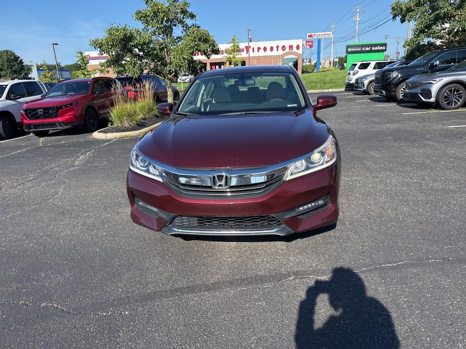 Used 2016 Basque Red Pearl II Honda EX-L image 11